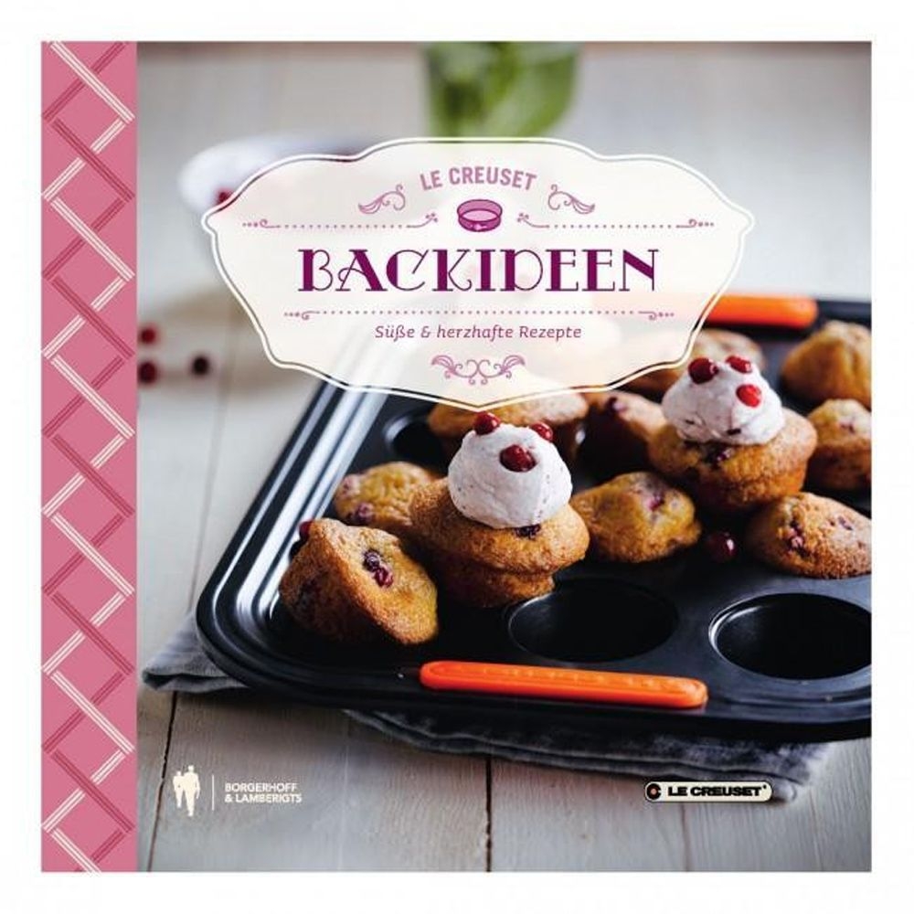 Le Creuset Backideen Patisserie Backbuch mit Rezepten
