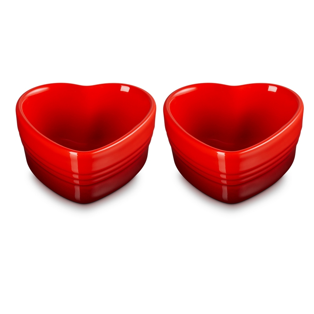 Le Creuset - Herz Förmchen  2er-Set - 11 cm