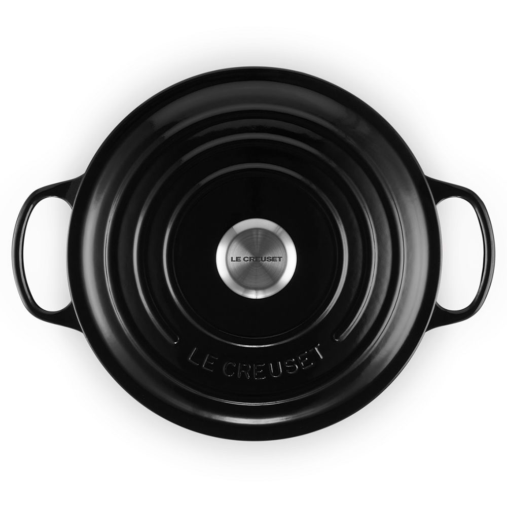 Le Creuset -  Signature Bräter rund 24 cm extra hoch - 5 L