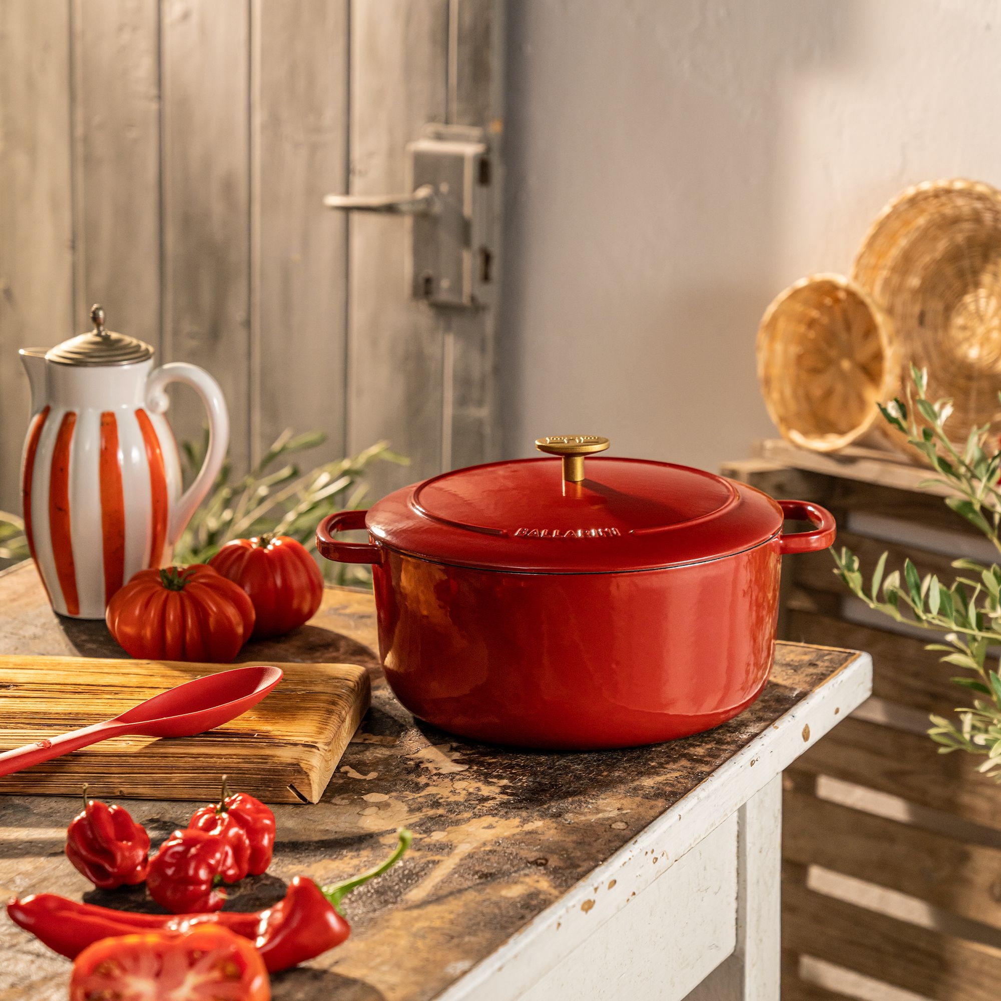 BALLARINI - Cocotte | Bellamonte | rund | 28 cm | Rot