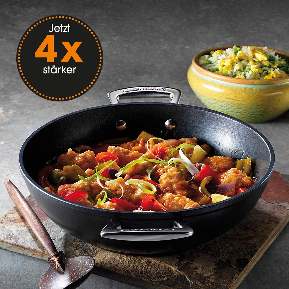 Le Creuset - Toughened Non-Stick 32 cm Wok Le Creuset - Toughened Non-Stick 32 cm Wok