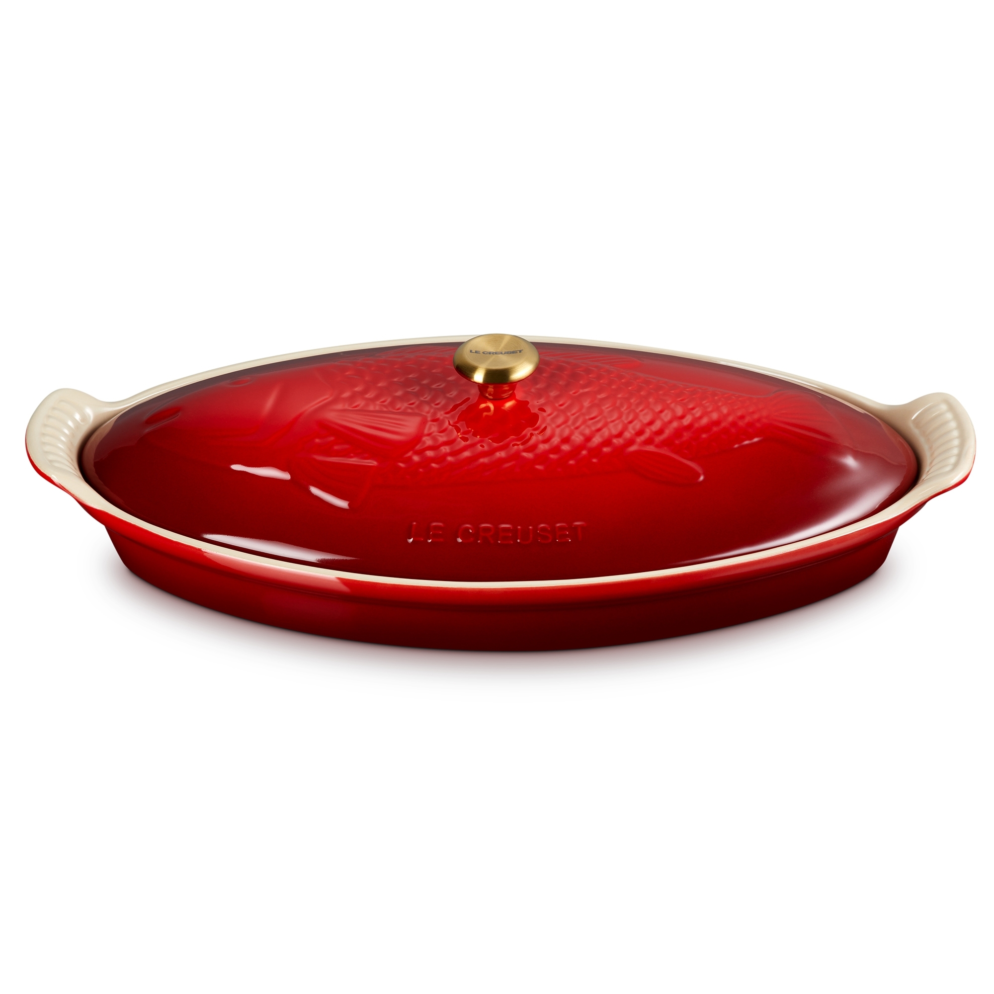 Le Creuset - Fischbackform Tradition mit Deckel 1,6 L Le Creuset - Fischbackform Tradition mit Deckel 1,6 L
