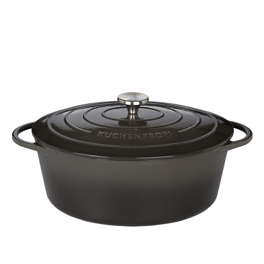 Küchenprofi - PROVENCE - oval French Oven - pearl grey - 33 cm
