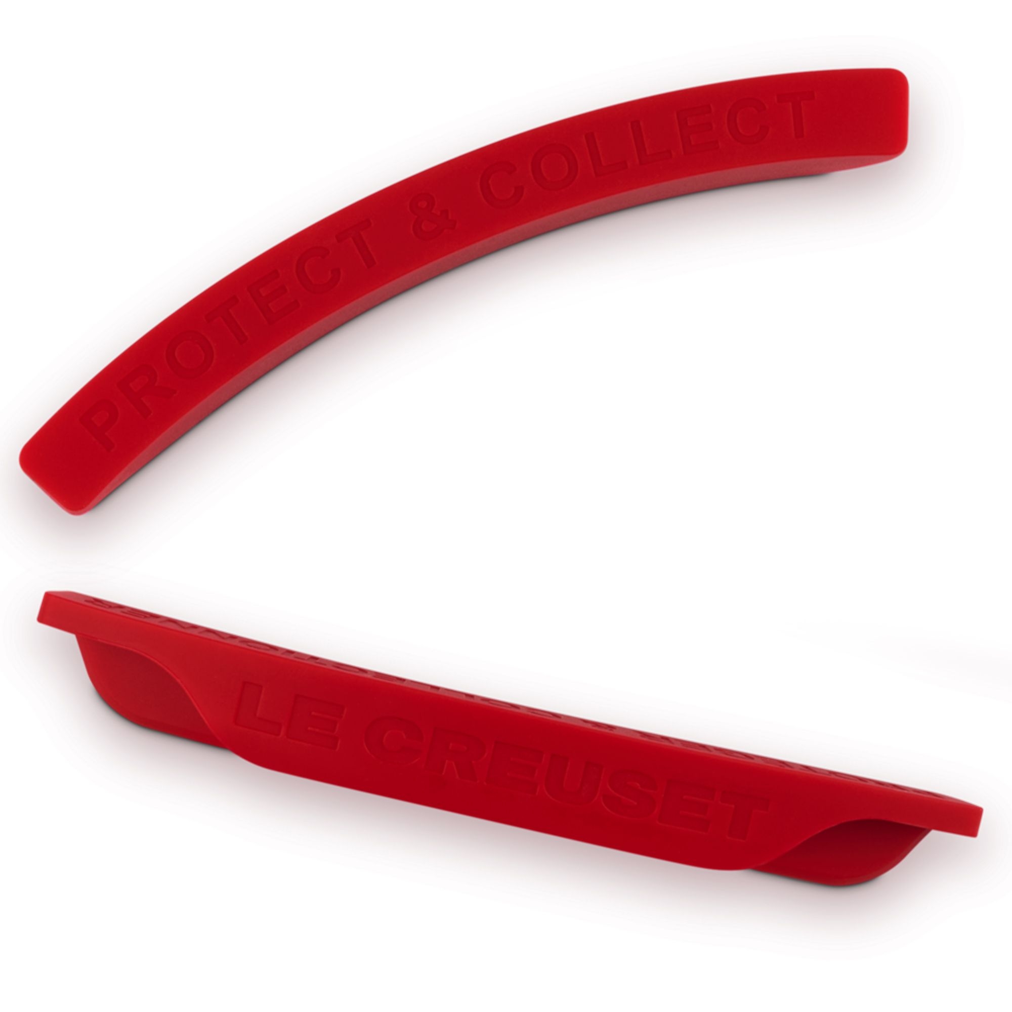 Le Creuset - Silikonstapelschutz 2er Set - Kirschrot