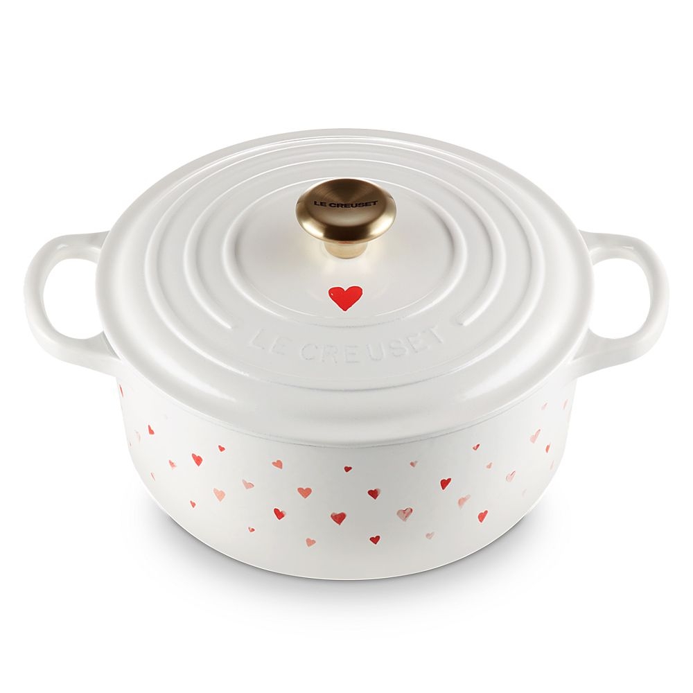 Le Creuset - Bräter Signature rund 22 cm - Hearts Le Creuset - Bräter Signature rund 22 cm - Hearts