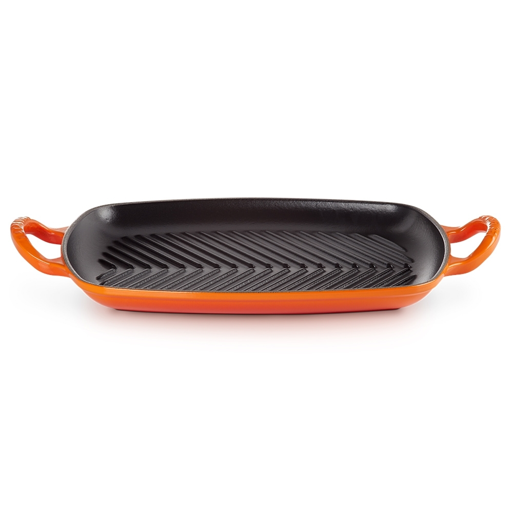 Le Creuset - Flache rechteckige Grillplatte 30 cm Le Creuset - Flache rechteckige Grillplatte 30 cm