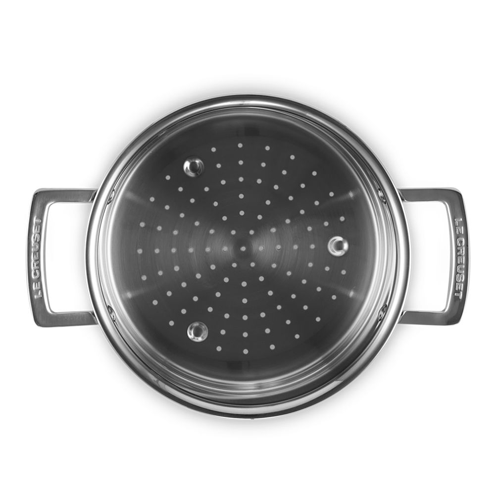 Le Creuset - Deep Casserole 20 cm / 8,7" - 4,0 L with Steamer Le Creuset - Deep Casserole 20 cm / 8,7" - 4,0 L with Steamer