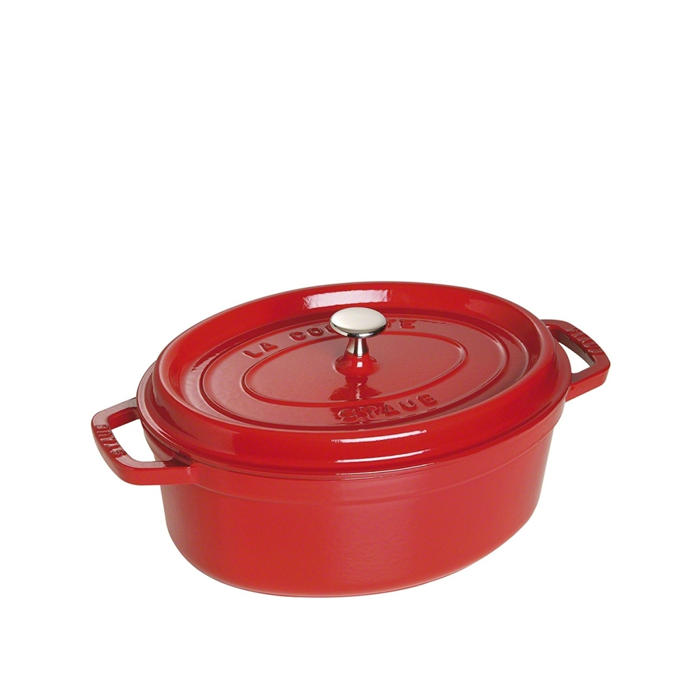 STAUB - Cocotte | oval | 29 cm | cherry red