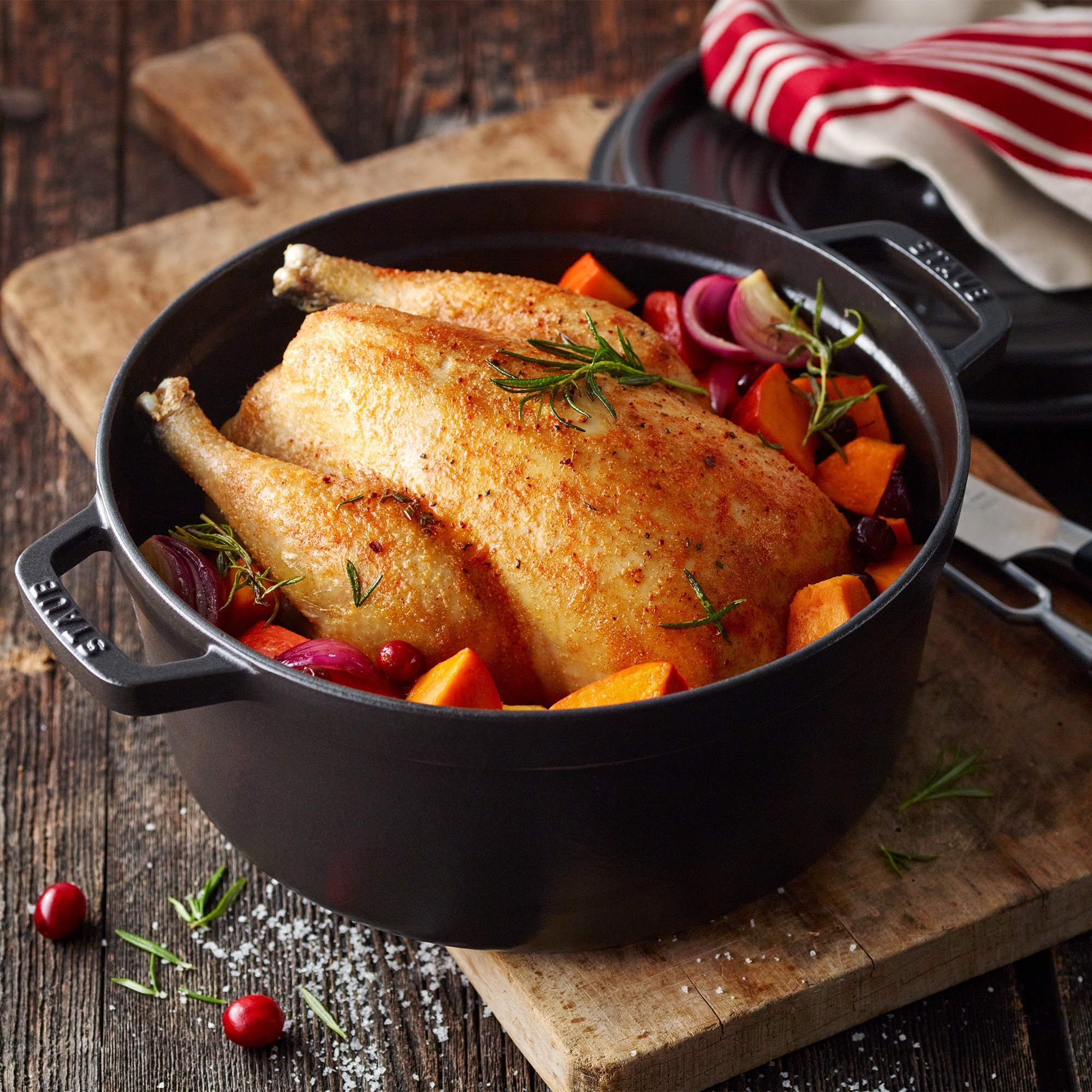 STAUB - Cocotte | rund | 18 cm | Schwarz