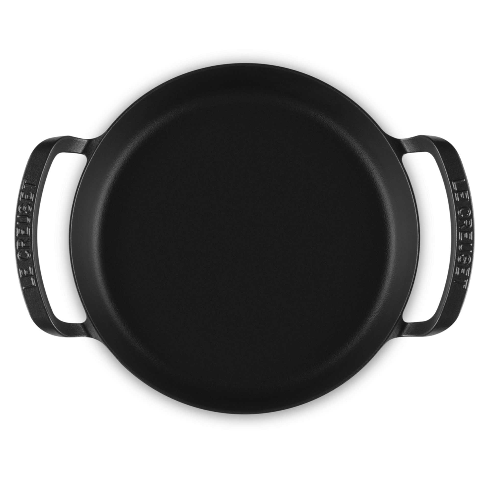 Le Creuset - Grillpfanne rund 28 cm - schwarz matt - BBQ Outdoor