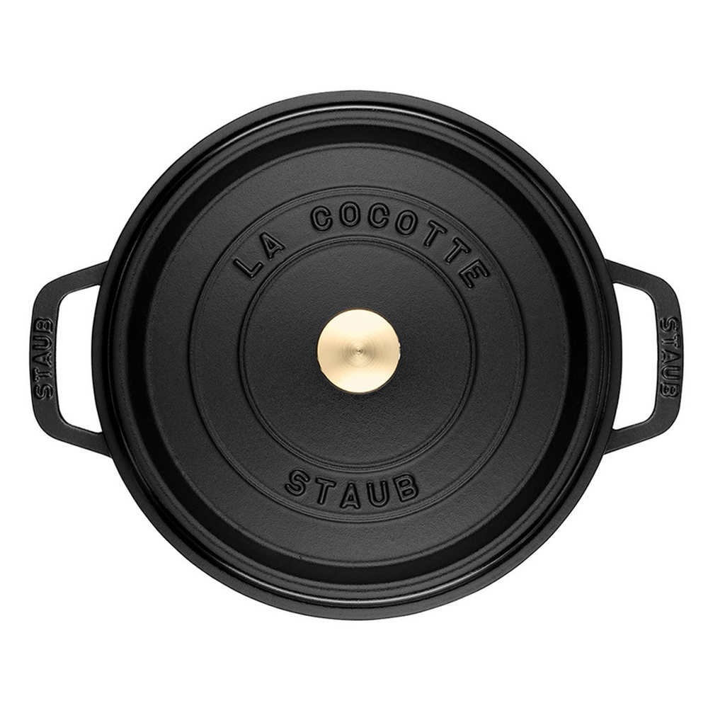 STAUB - Cocotte | round | 28 cm | Black