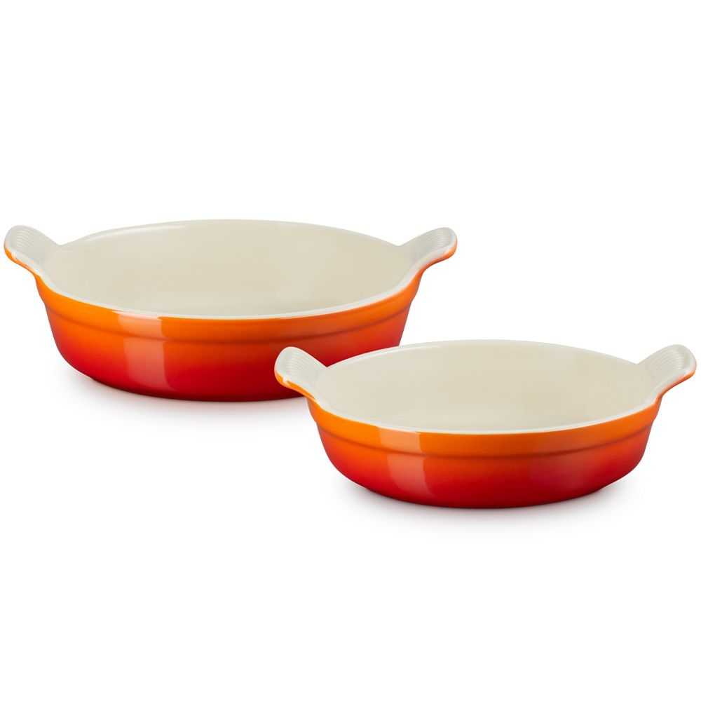 Le Creuset - Round Baking Dish Tradition Set of 2 - Stoneware