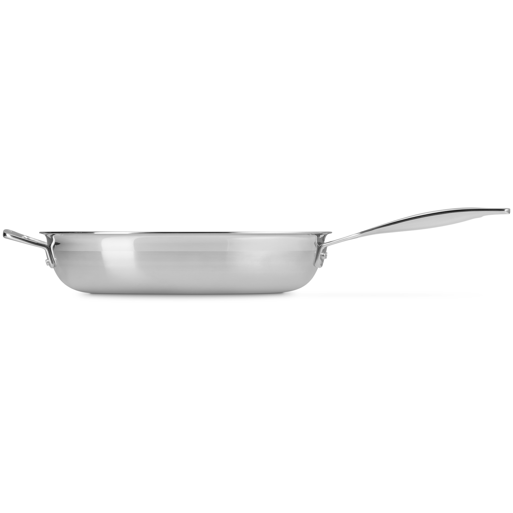 Le Creuset - 3-ply frying pan, uncoated - with counter handle - 30 cm Le Creuset - 3-ply frying pan, uncoated - with counter handle - 30 cm