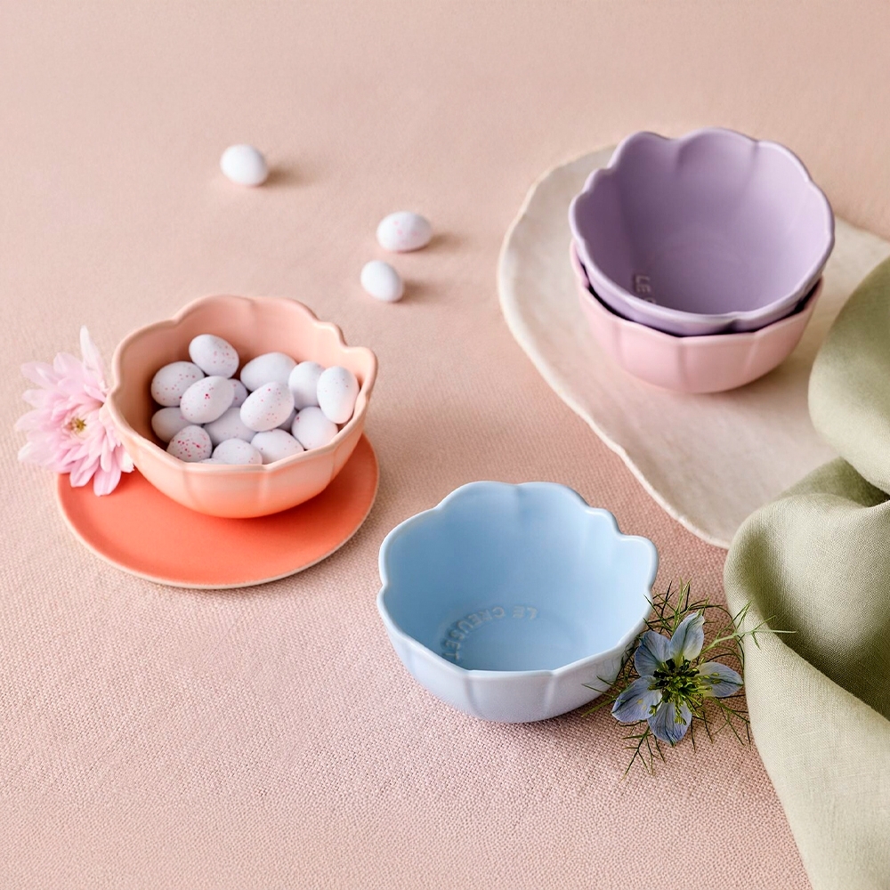 Le Creuset - 4er-Set Schälchen Blume | Pastell
