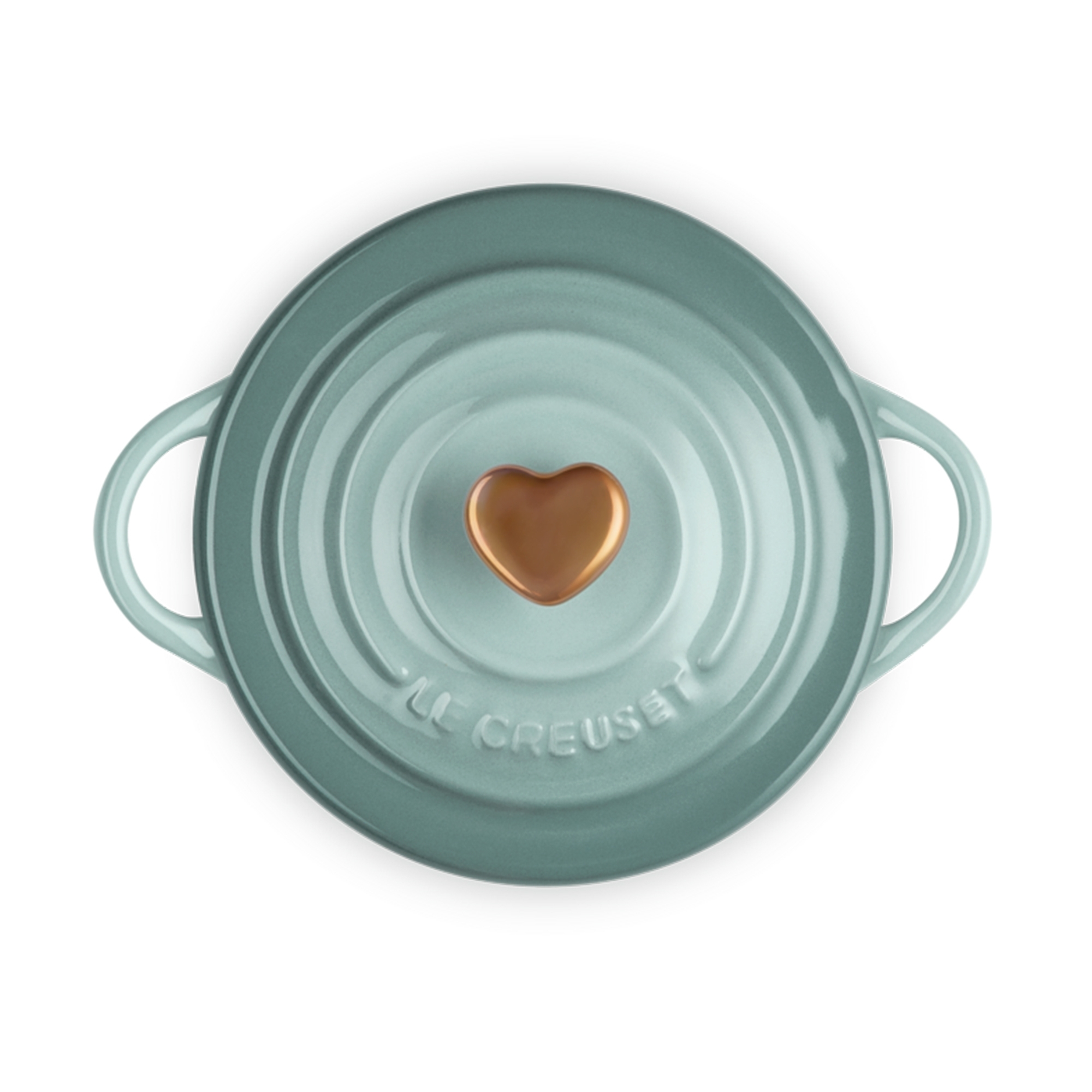 Le Creuset - Mini Cocotte with Golden Heart Knob Le Creuset - Mini Cocotte with Golden Heart Knob