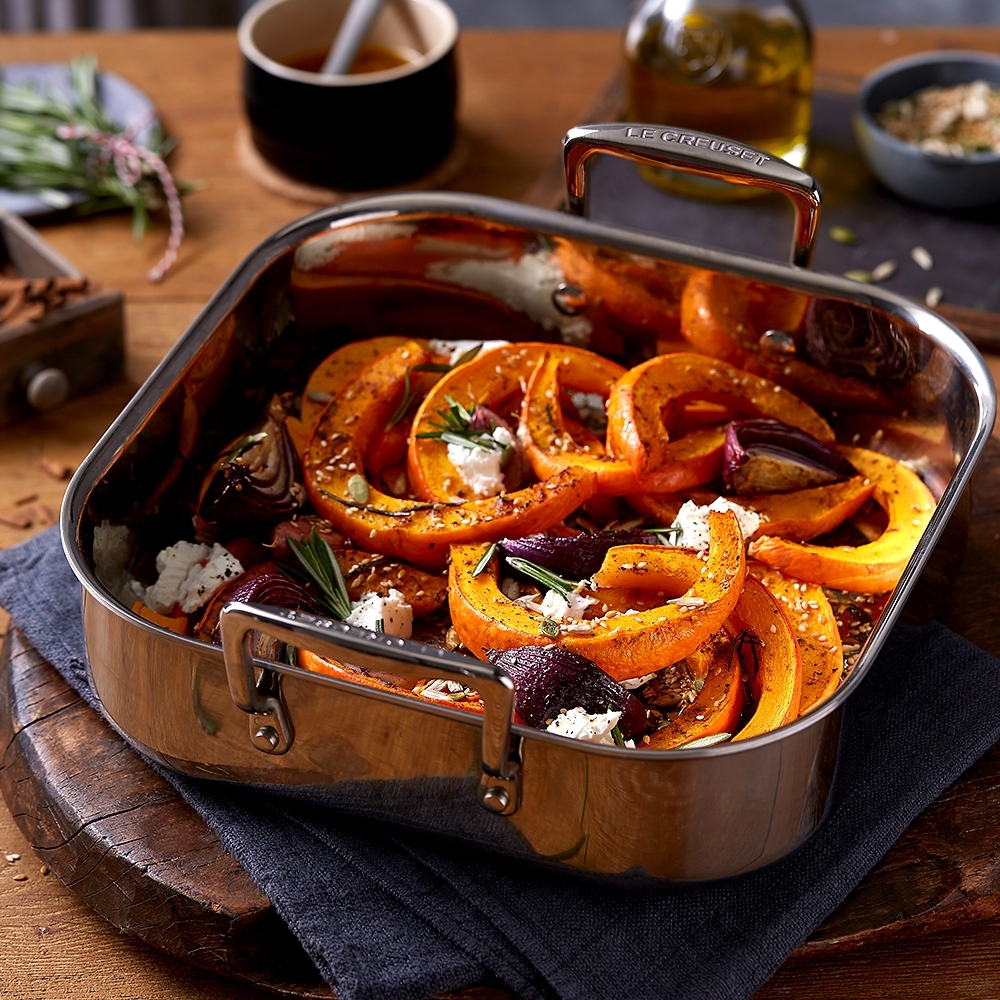 Le Creuset - 3-ply Bratreine quadratisch 26 cm Le Creuset - 3-ply Bratreine quadratisch 26 cm