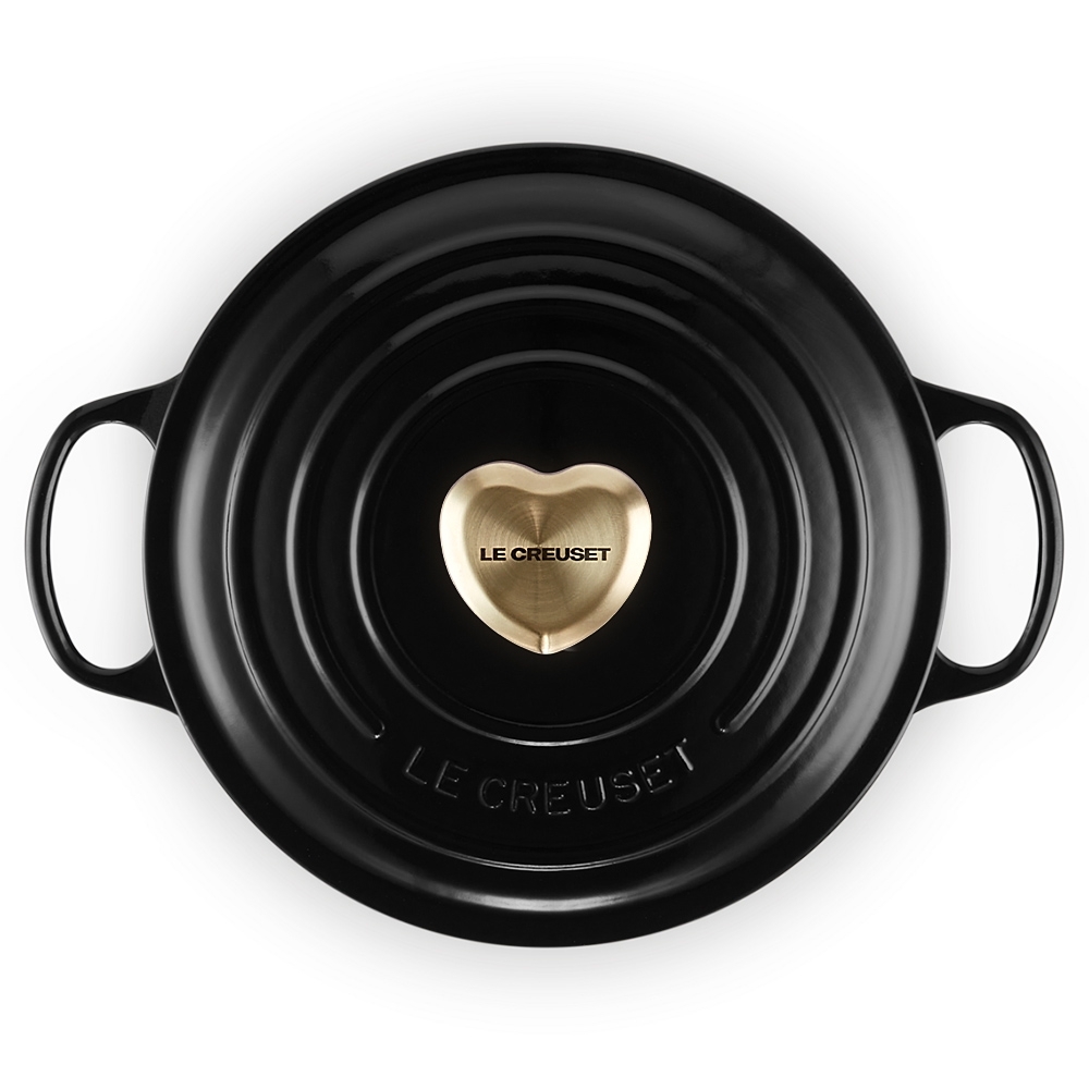 Le Creuset - Heart Light Gold Knob 4,7 cm - Signature Collection Le Creuset - Heart Light Gold Knob 4,7 cm - Signature Collection