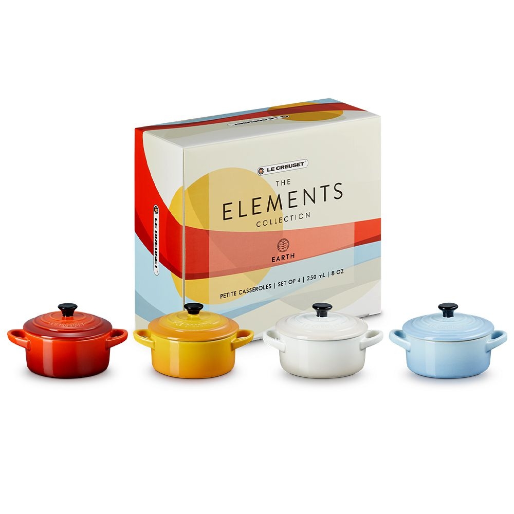 Le Creuset - 4er-Set Mini-Cocotte Elements