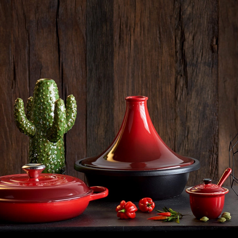Le Creuset - Tagine - Tajine 31 cm - Kirschrot