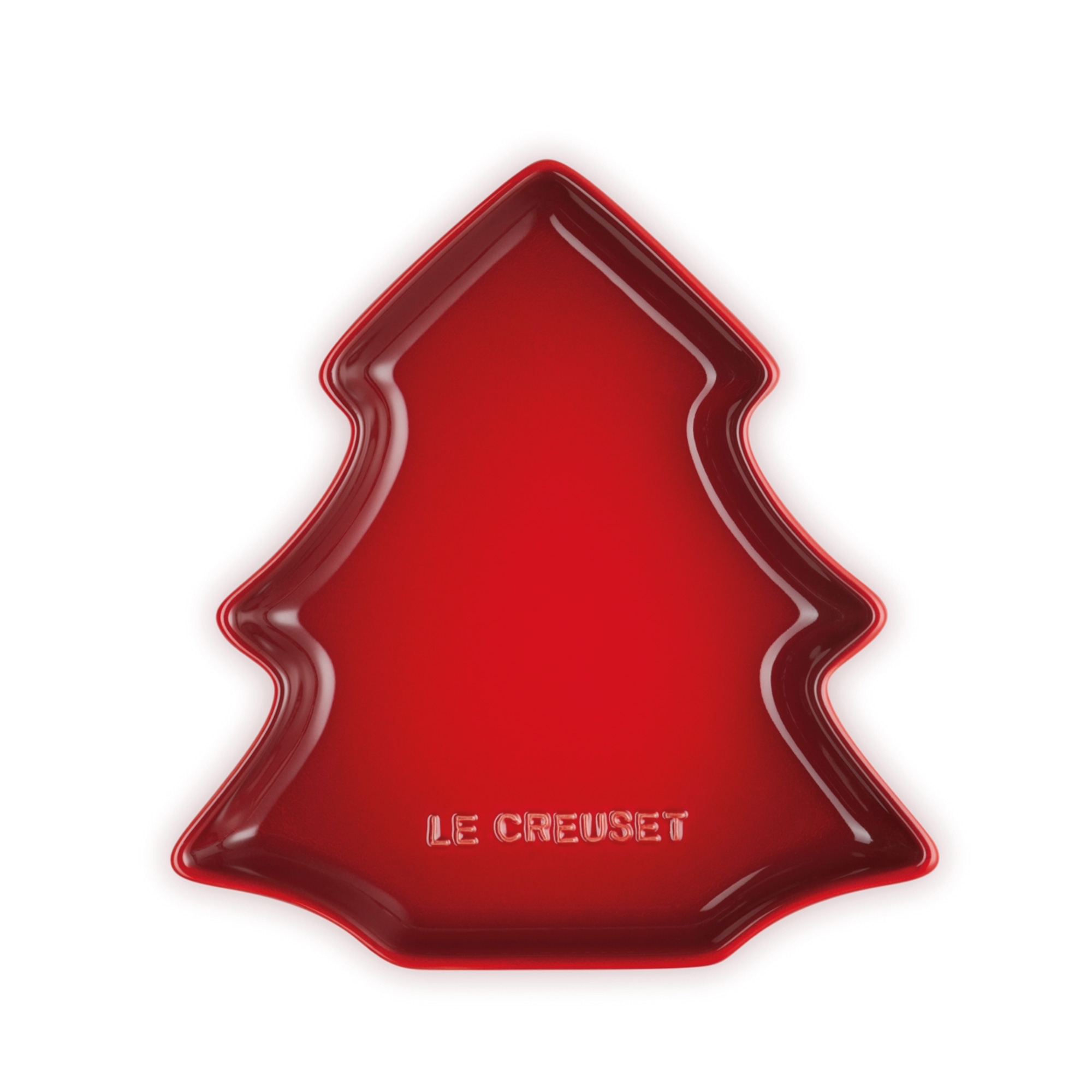 Le Creuset - Christmas tree shaped plate 19 cm - in different colors
