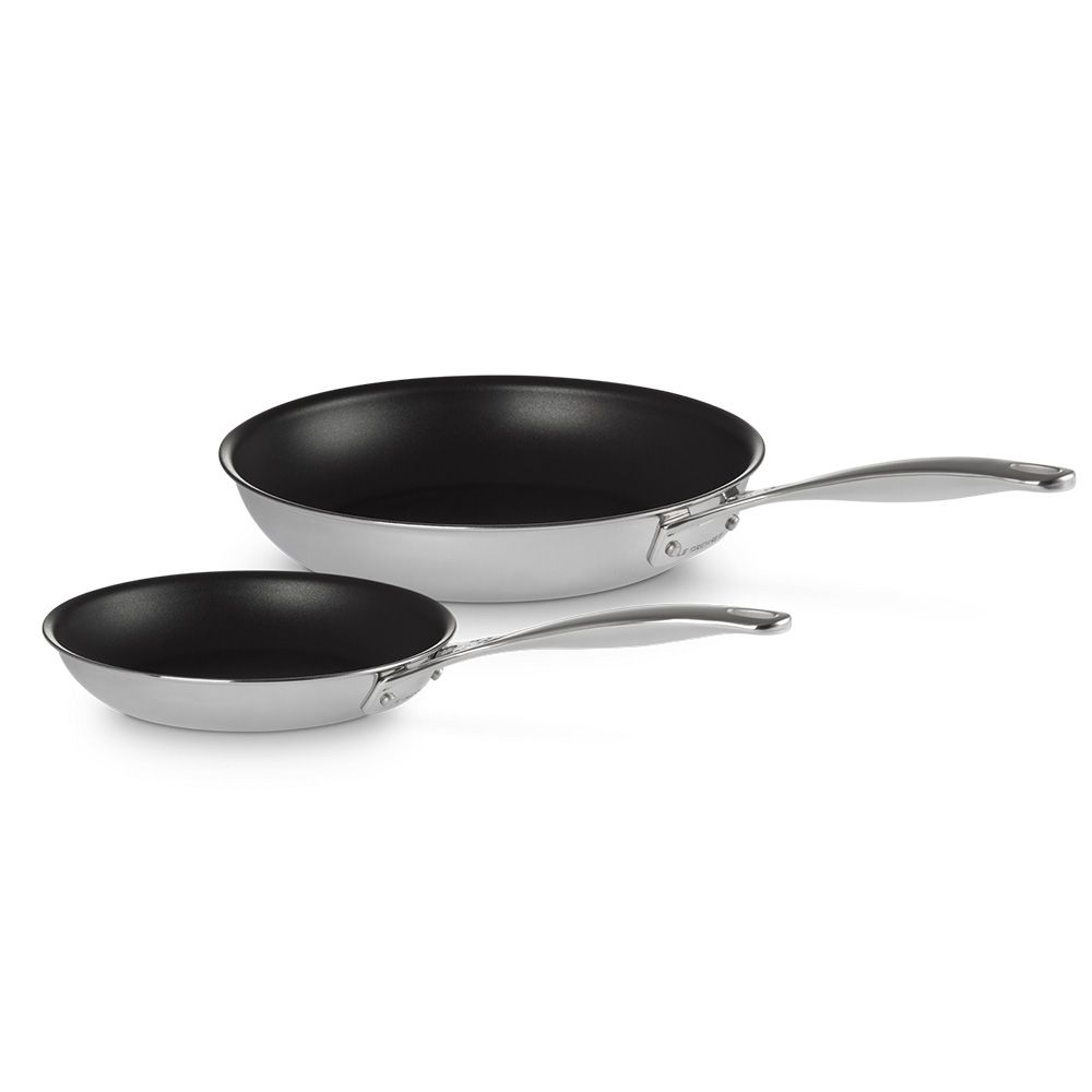 Le Creuset - 3-ply Plus Frying Pan Set 20/26 cm, Non-Stick Le Creuset - 3-ply Plus Frying Pan Set 20/26 cm, Non-Stick