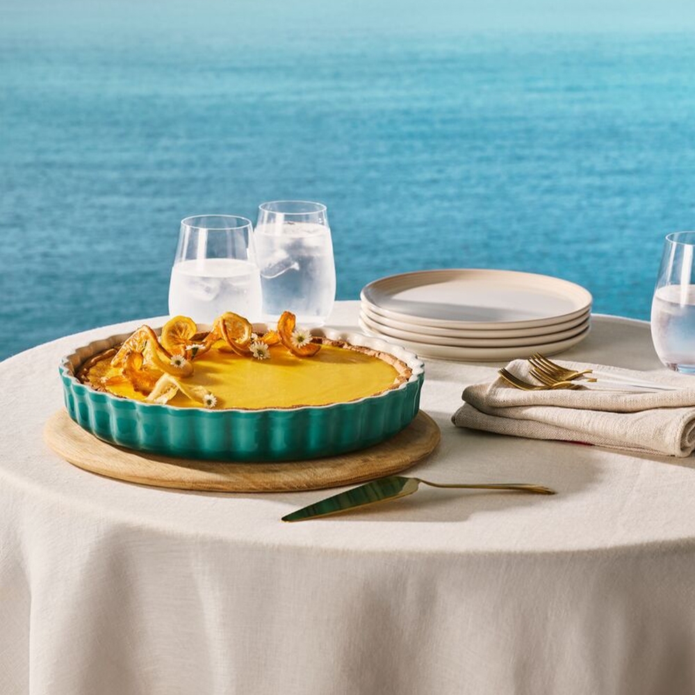 Le Creuset - Tarteform 28 cm - Bleu Riviera