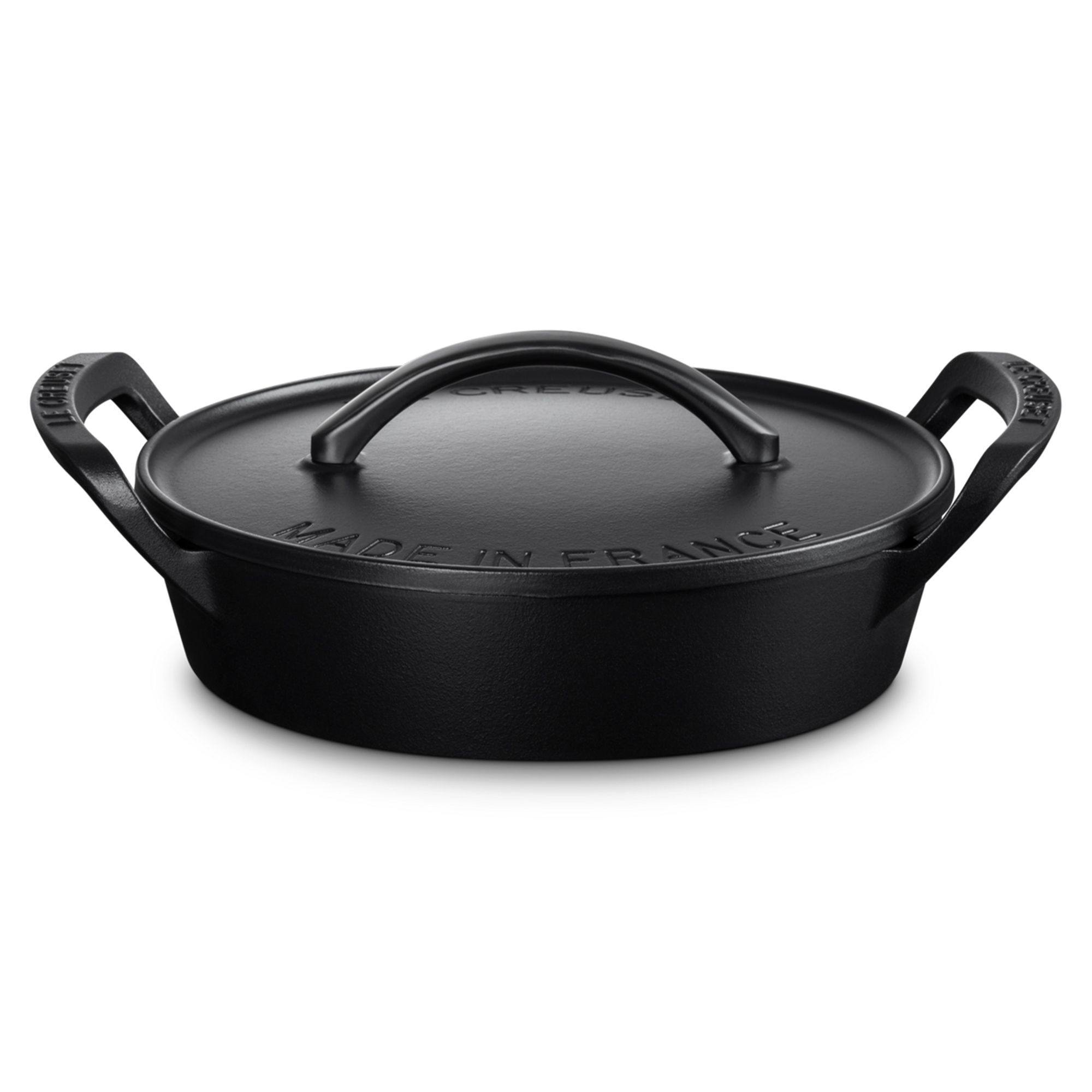 Le Creuset - Grillpfanne rund 28 cm - schwarz matt - BBQ Outdoor