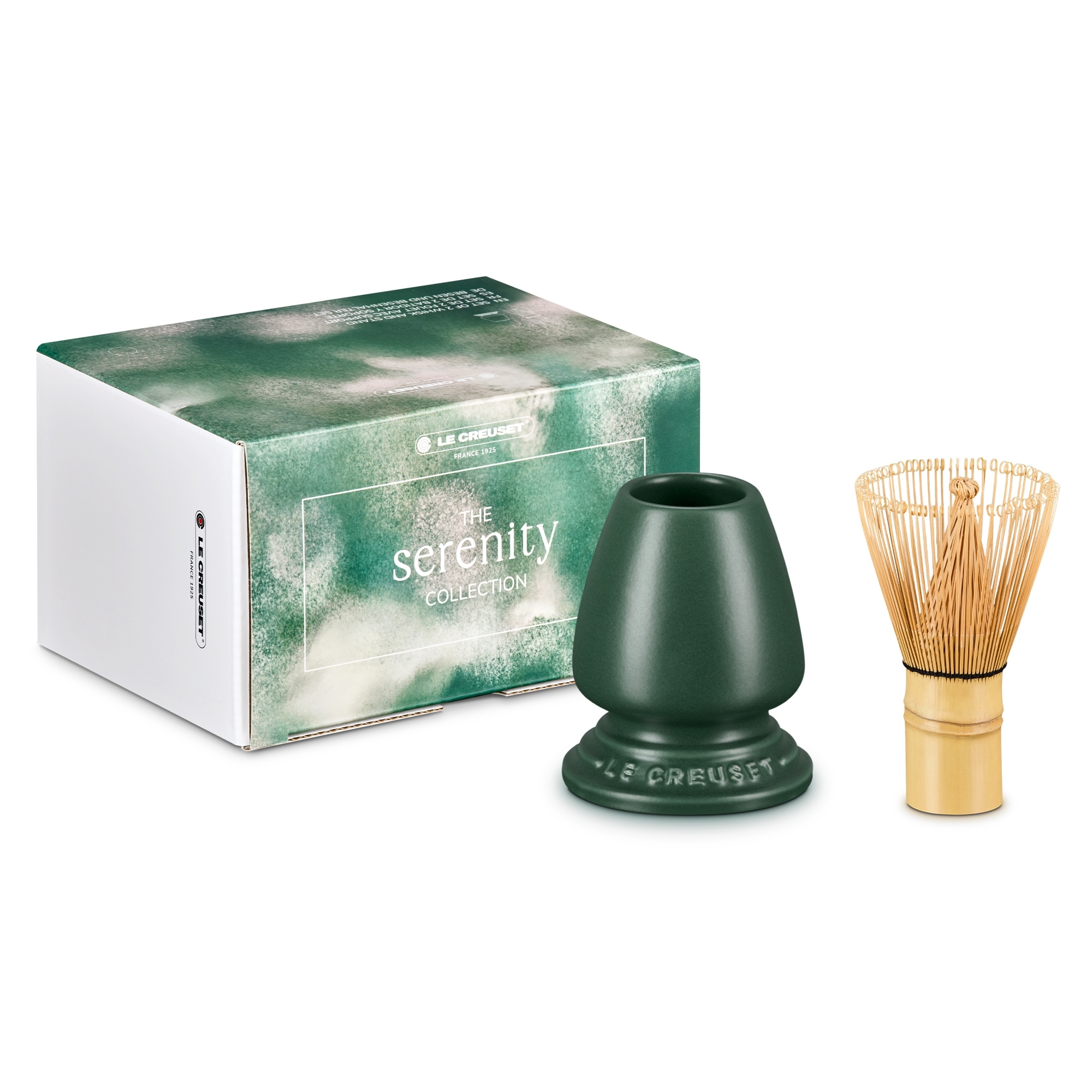Le Creuset - 2er-Set Matcha-Besen mit Halter | Serenity