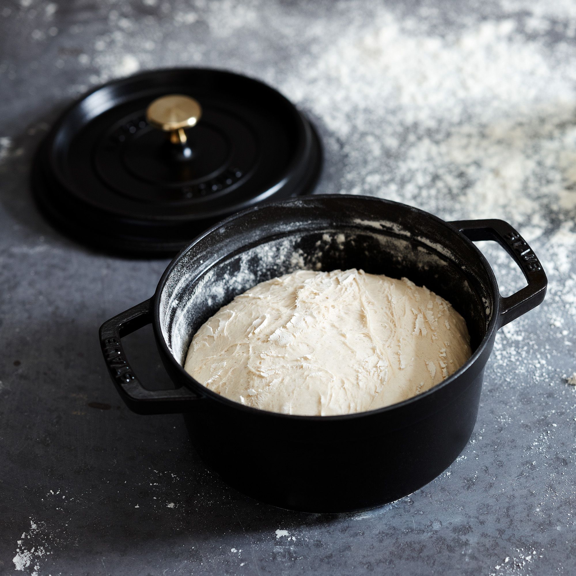 STAUB - Cocotte | rund | 18 cm | Schwarz