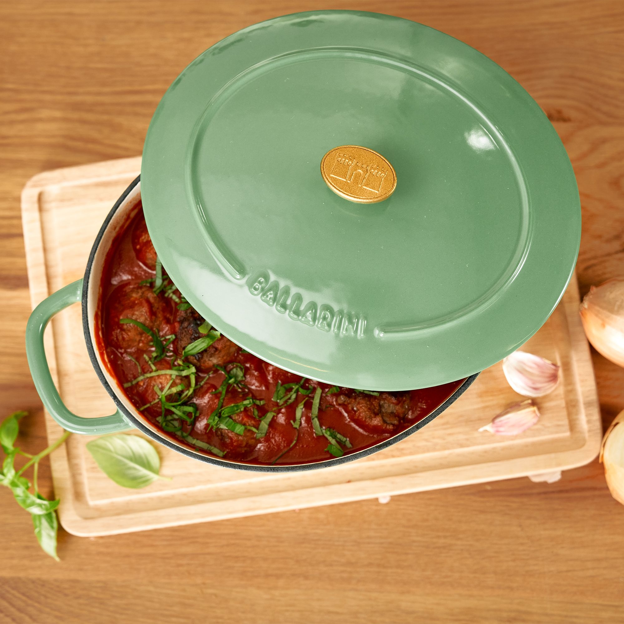 BALLARINI - Cocotte | Bellamonte | oval | 31 cm | Grün BALLARINI - Cocotte | Bellamonte | oval | 31 cm | Grün