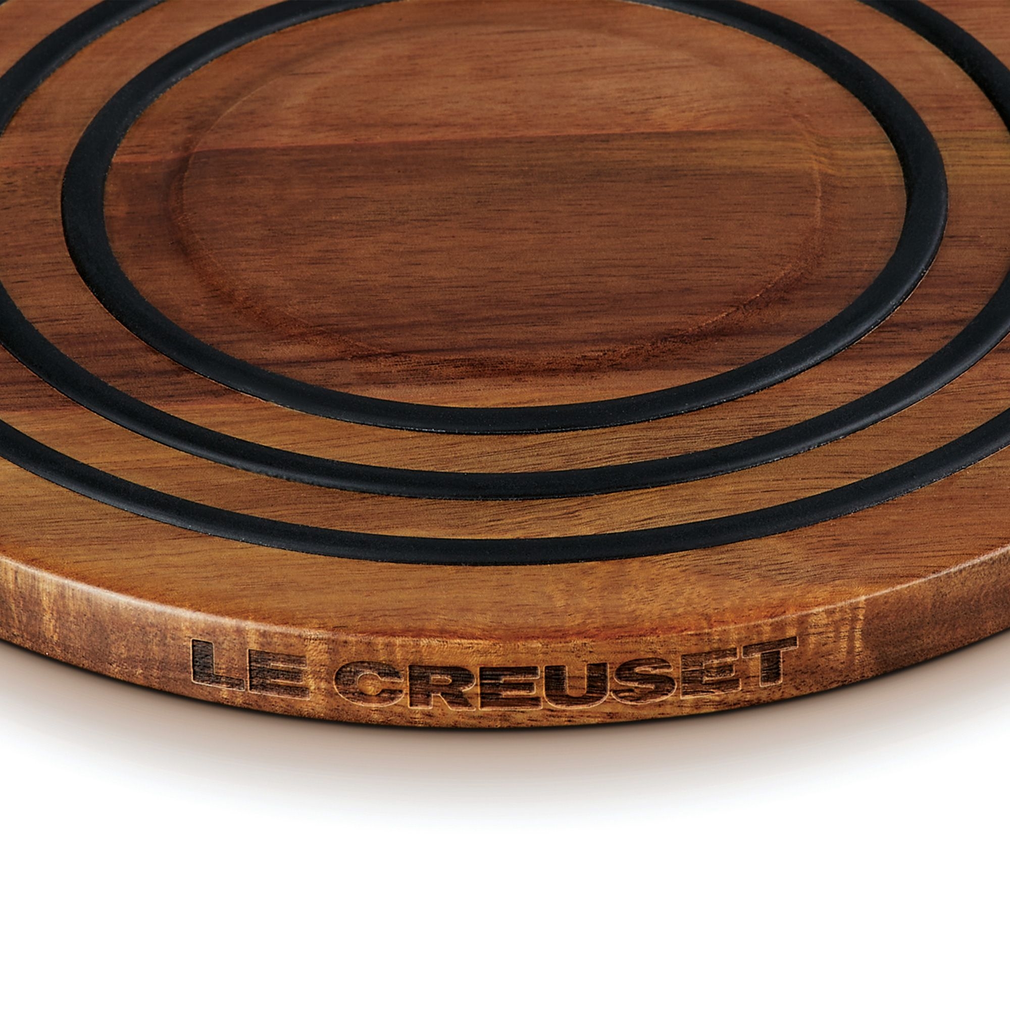 Le Creuset - Magnetischer Untersetzer aus Akazienholz