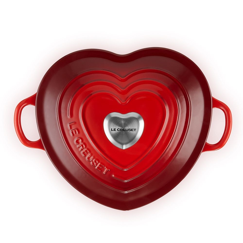 Le Creuset - Heart Stainless Steel Knob 4,7 cm - Signature Collection Le Creuset - Heart Stainless Steel Knob 4,7 cm - Signature Collection
