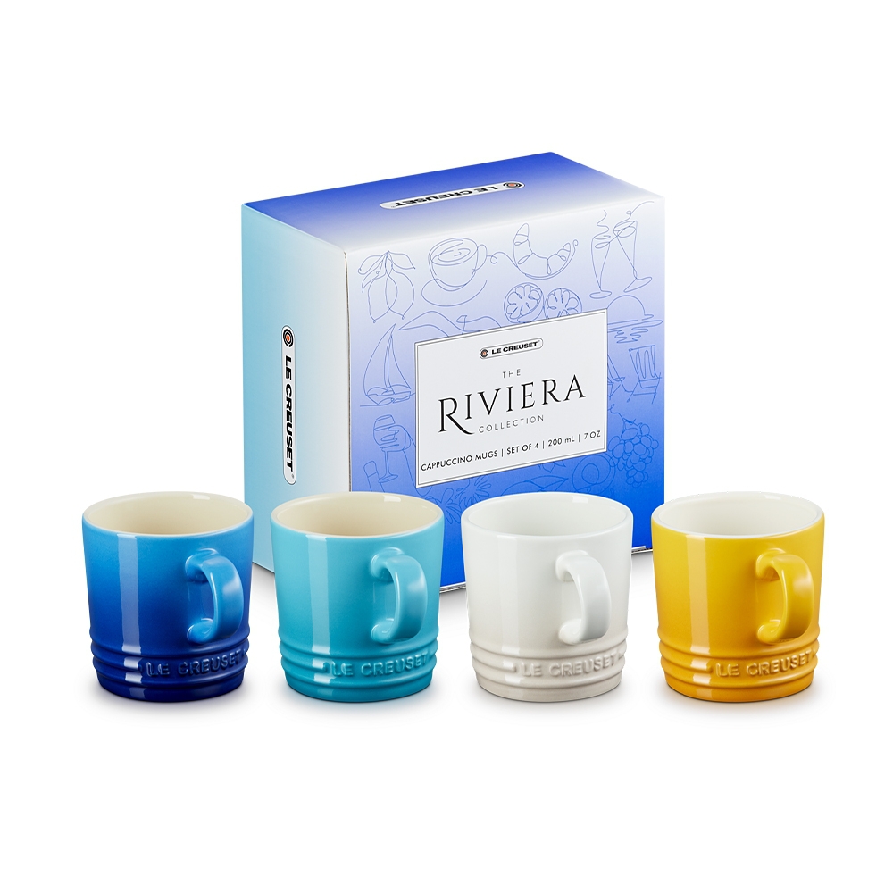 Le Creuset - Set of 4 Mug 200 ml - Rivera Collection