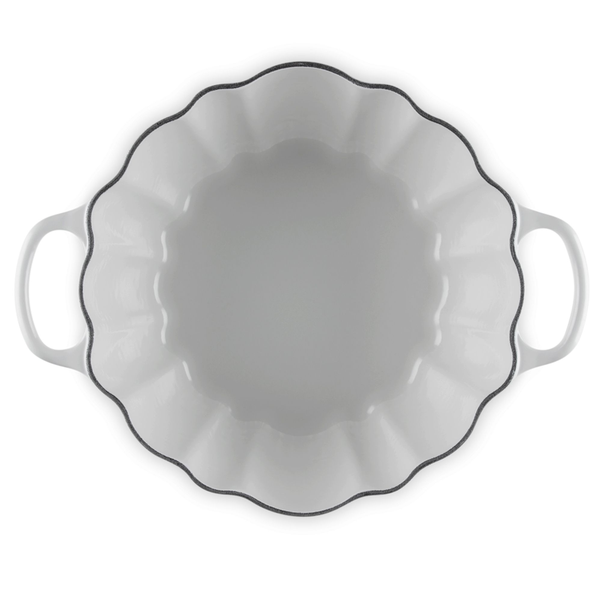 Le Creuset - Kürbis Bräter Signature 24 cm - Weiß Le Creuset - Kürbis Bräter Signature 24 cm - Weiß