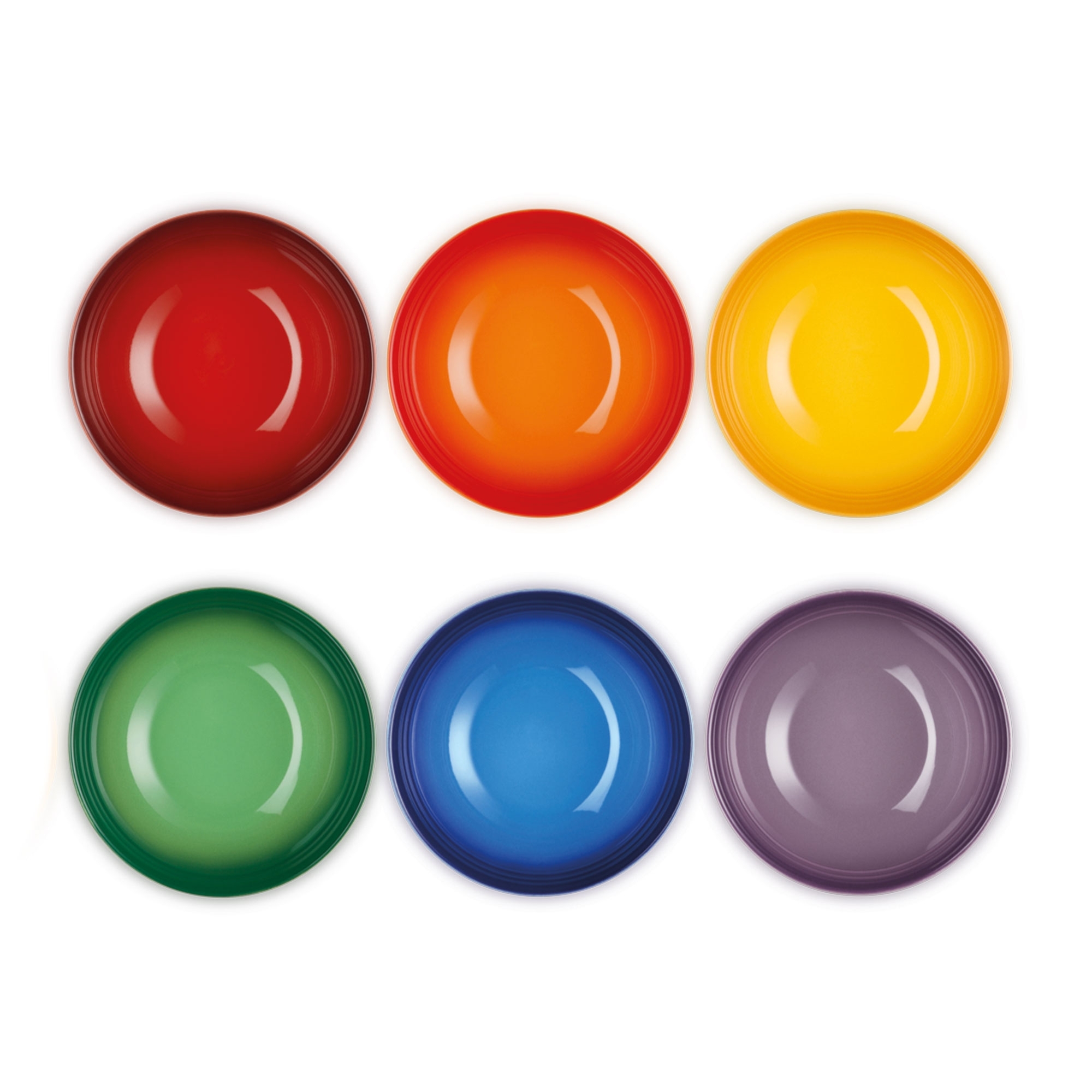 Le Creuset - 6er-Set Müslischalen Rainbow III Le Creuset - 6er-Set Müslischalen Rainbow III