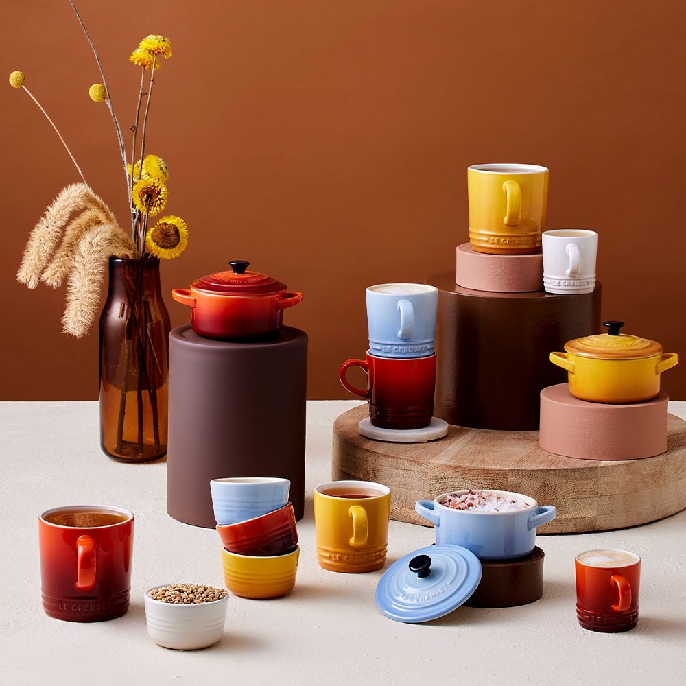 Le Creuset - Set of 4 Espresso Mugs 100 ml - ELEMENTS Le Creuset - Set of 4 Espresso Mugs 100 ml - ELEMENTS