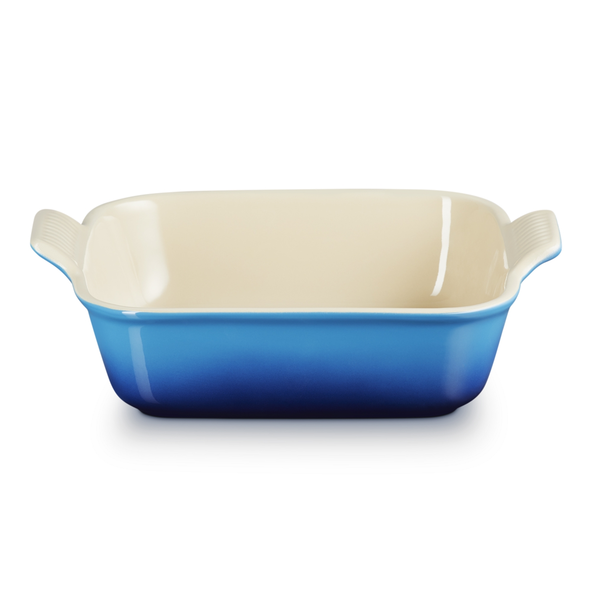 Le Creuset stoneware baking dish 23 cm Azure with handles