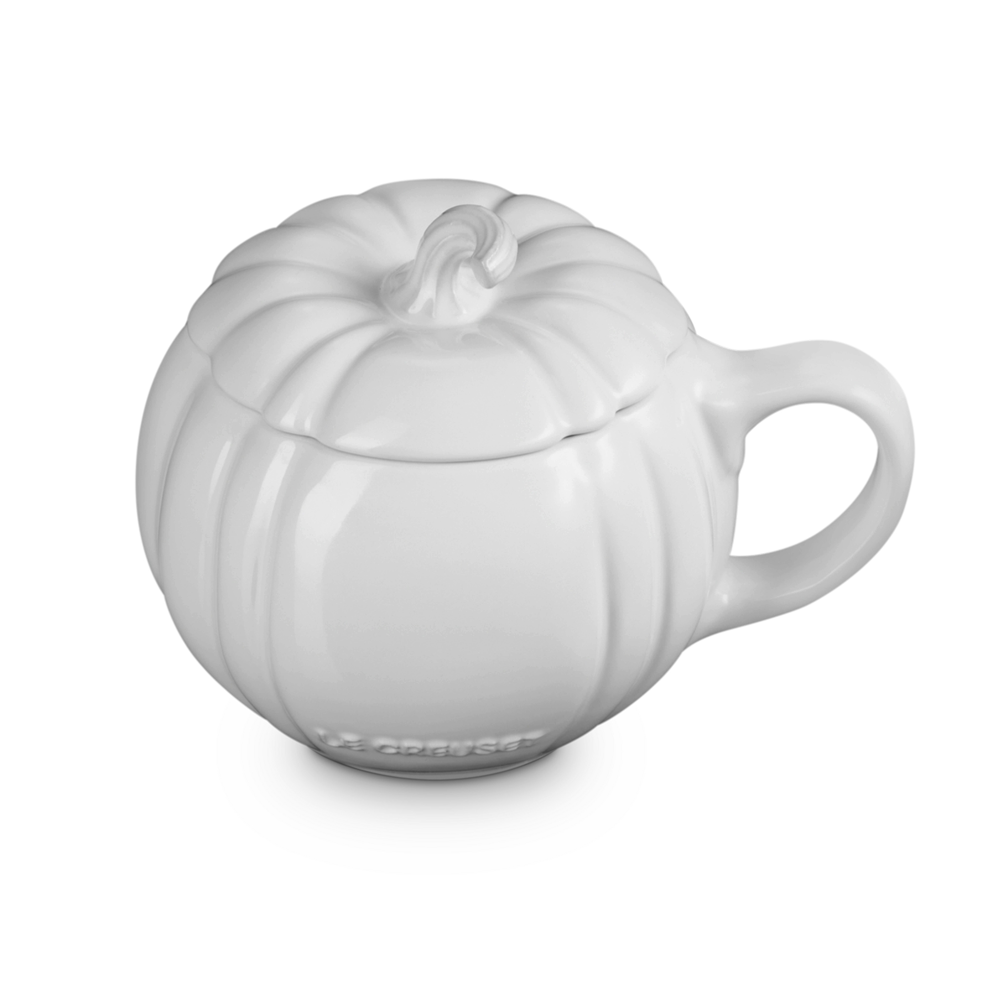 Le Creuset - Becher Kürbis mit Deckel 400 ml - Weiß