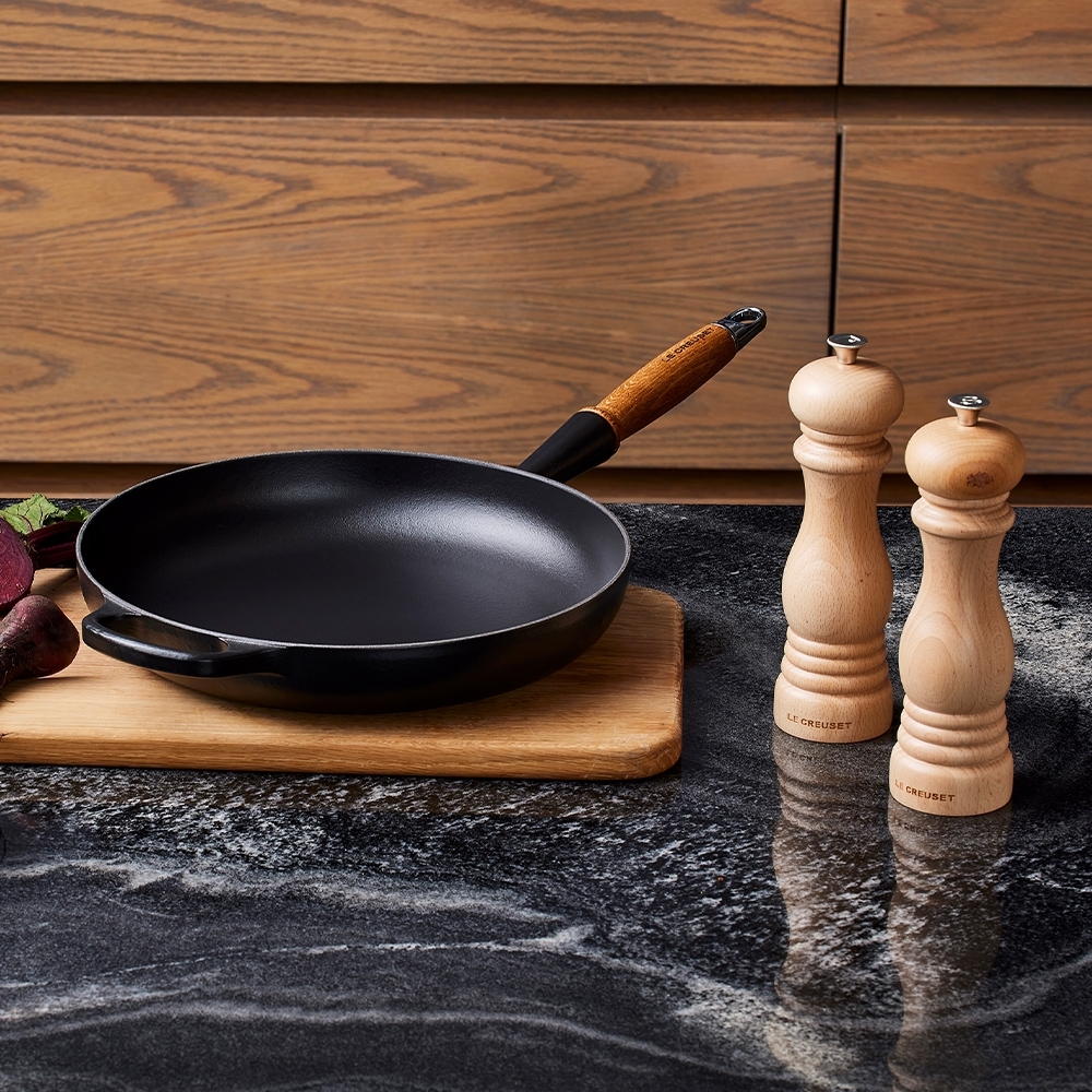 Le Creuset - Pfeffermühle & Salzmühle Holz - 21 cm