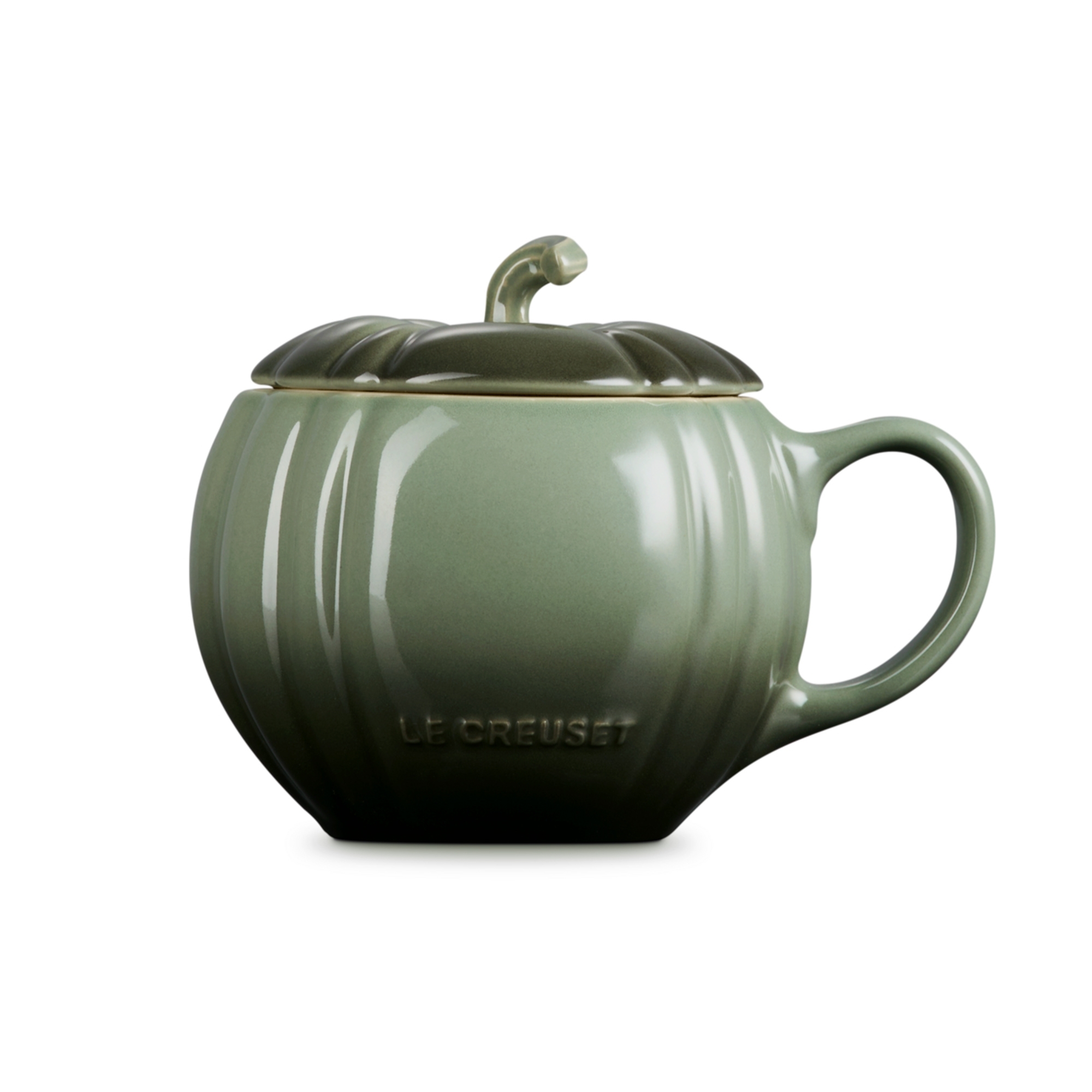 Le Creuset - Pumpkin Mug with lid 400 ml - Thyme