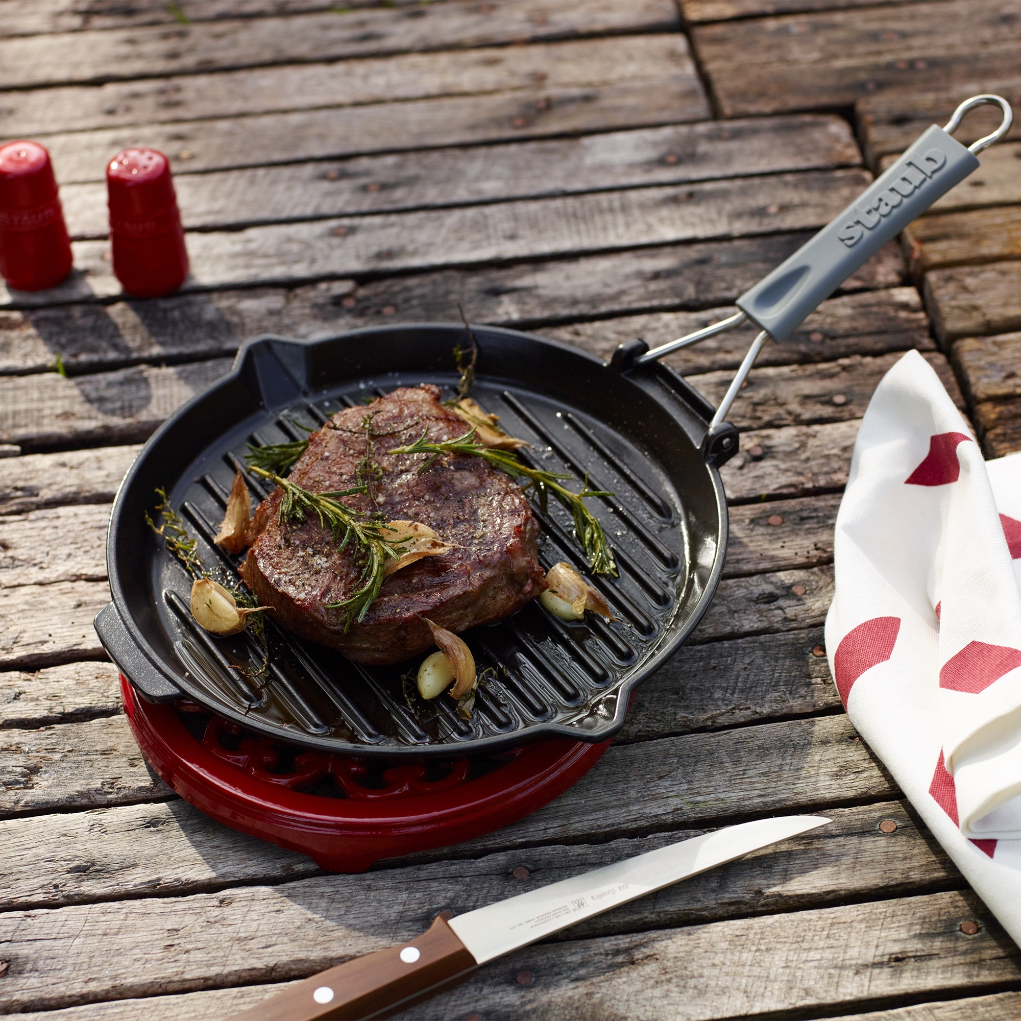 STAUB - Grillpfanne | rund | 28 cm STAUB - Grillpfanne | rund | 28 cm