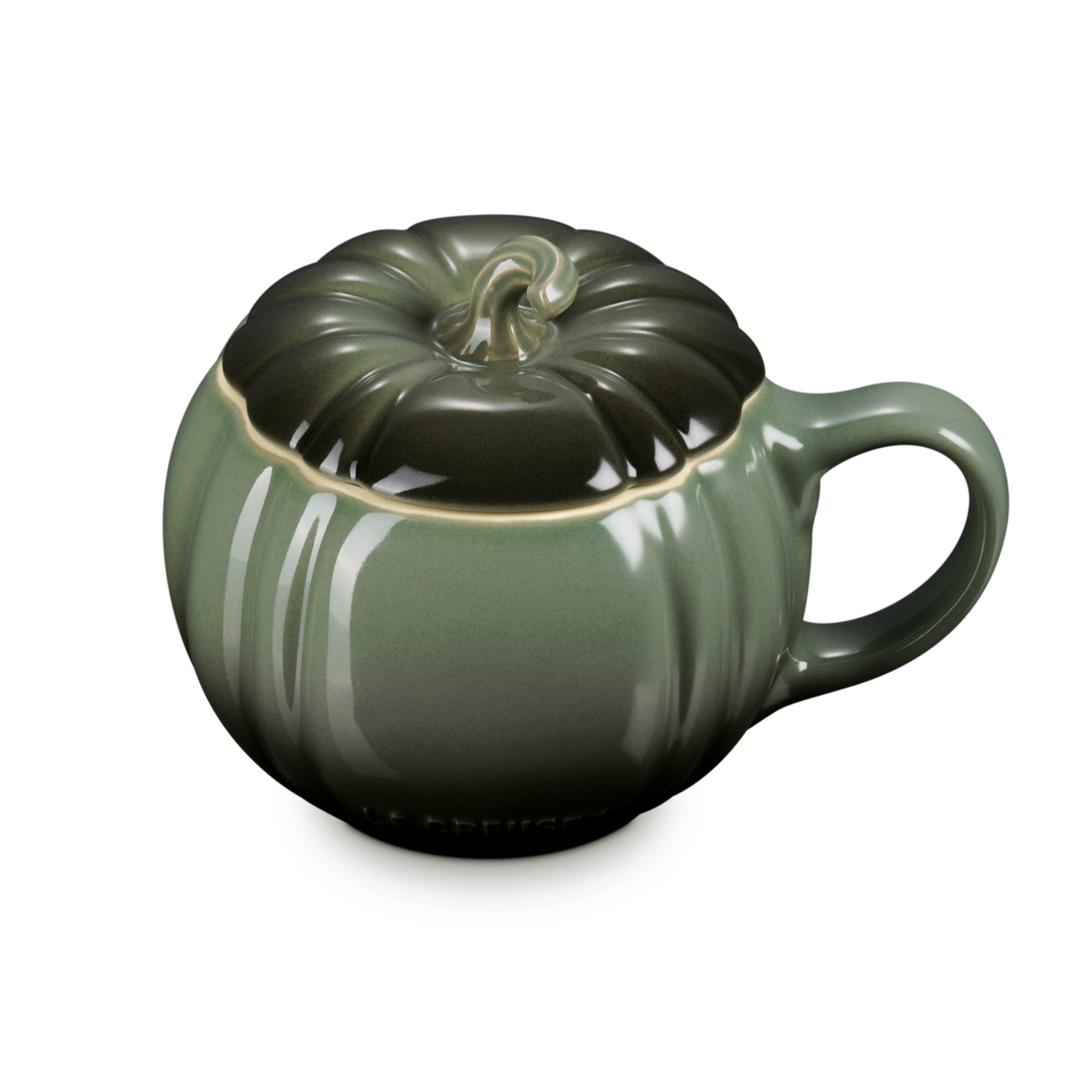 Le Creuset - Pumpkin Mug with lid 400 ml - Thyme