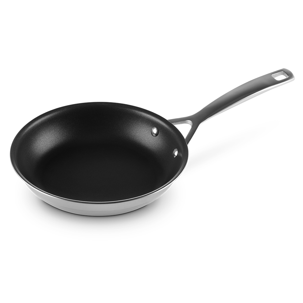 Le Creuset Signature Stainless Steel Uncoated Shallow Frying Pan