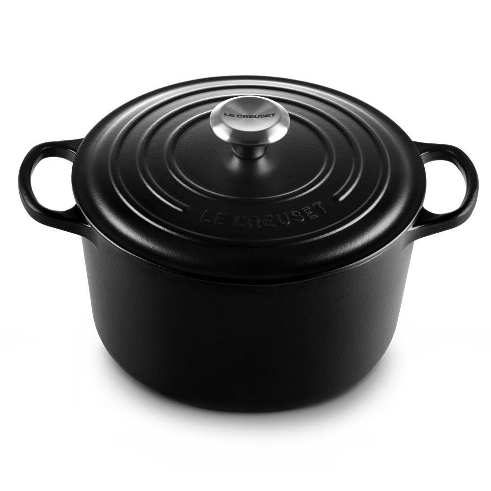 Le Creuset -  Signature Bräter rund 24 cm extra hoch - 5 L
