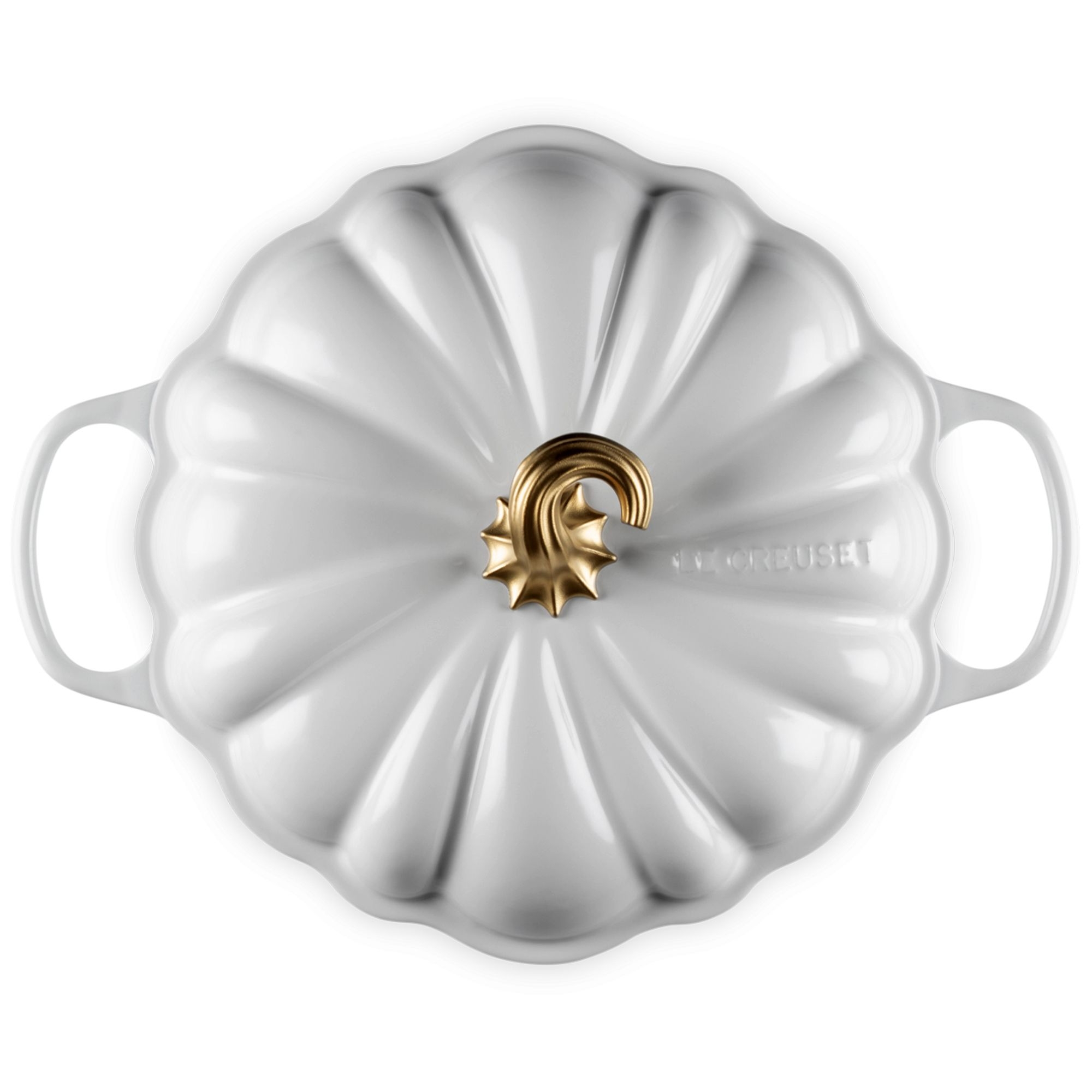 Le Creuset - Gourmet-Profitopf Kürbis 28 cm - 2,5 L - Weiß Le Creuset - Gourmet-Profitopf Kürbis 28 cm - 2,5 L - Weiß