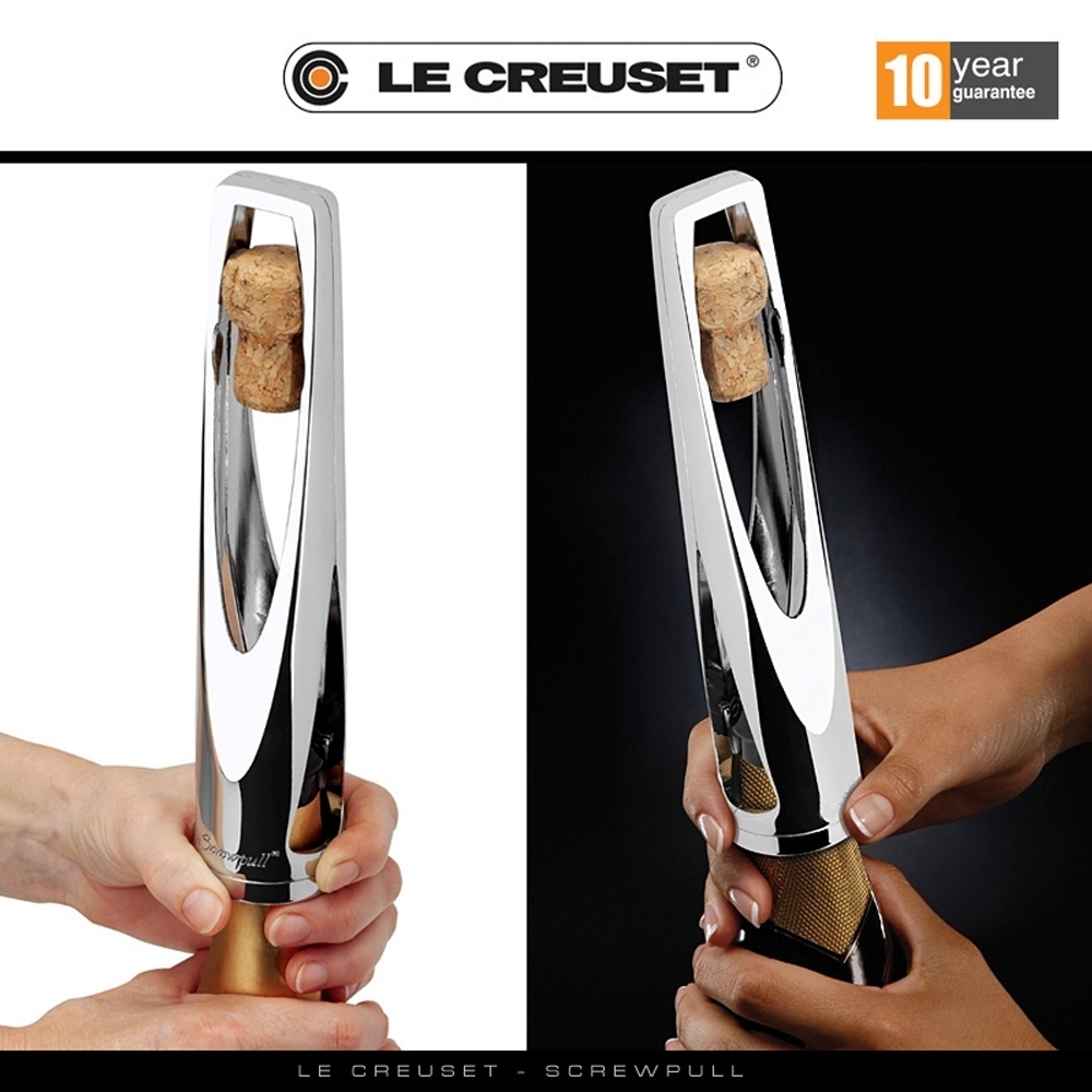 Le Creuset Screwpull - Sektöffner SW-105 - Grau-Kunstsoff Le Creuset Screwpull - Sektöffner SW-105 - Grau-Kunstsoff