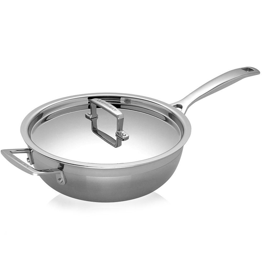 Le Creuset - 3-ply Sauté-Pfanne 24 cm - Antihaftbeschichtet