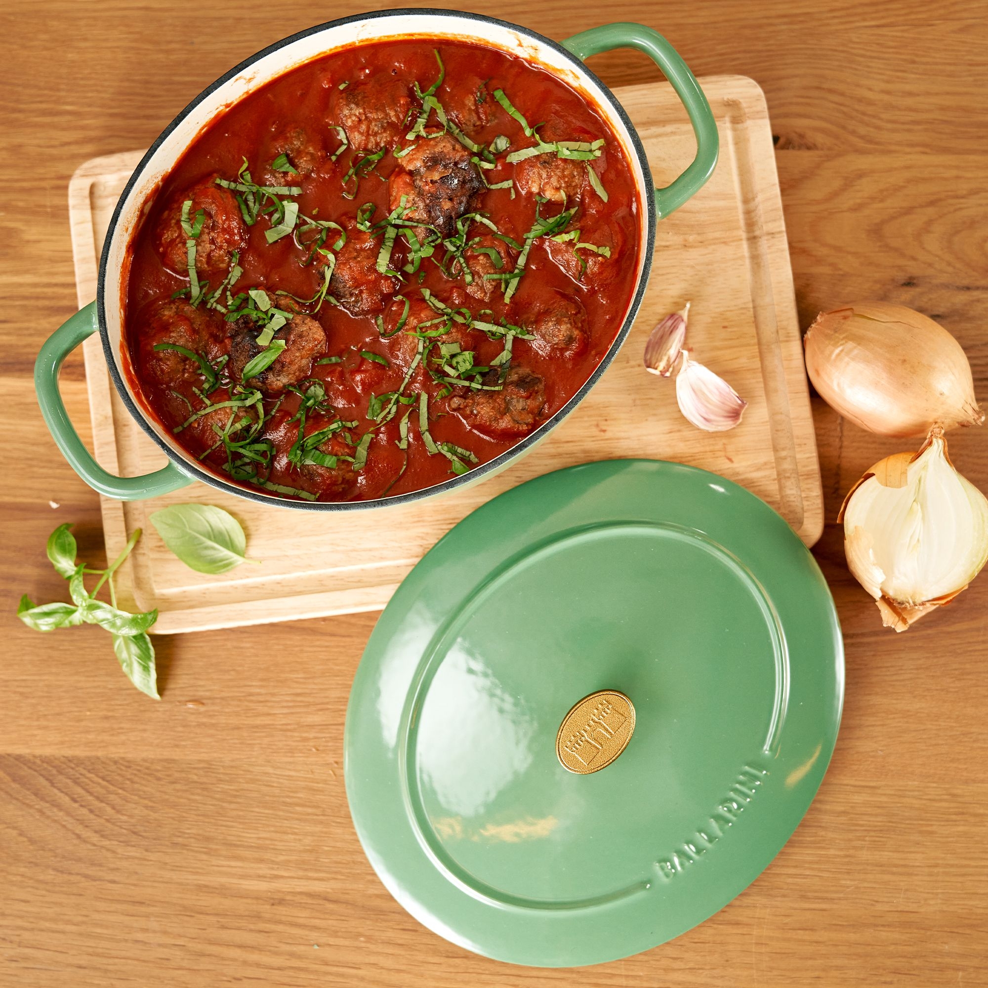 BALLARINI - Cocotte | Bellamonte | oval | 31 cm | Grün BALLARINI - Cocotte | Bellamonte | oval | 31 cm | Grün