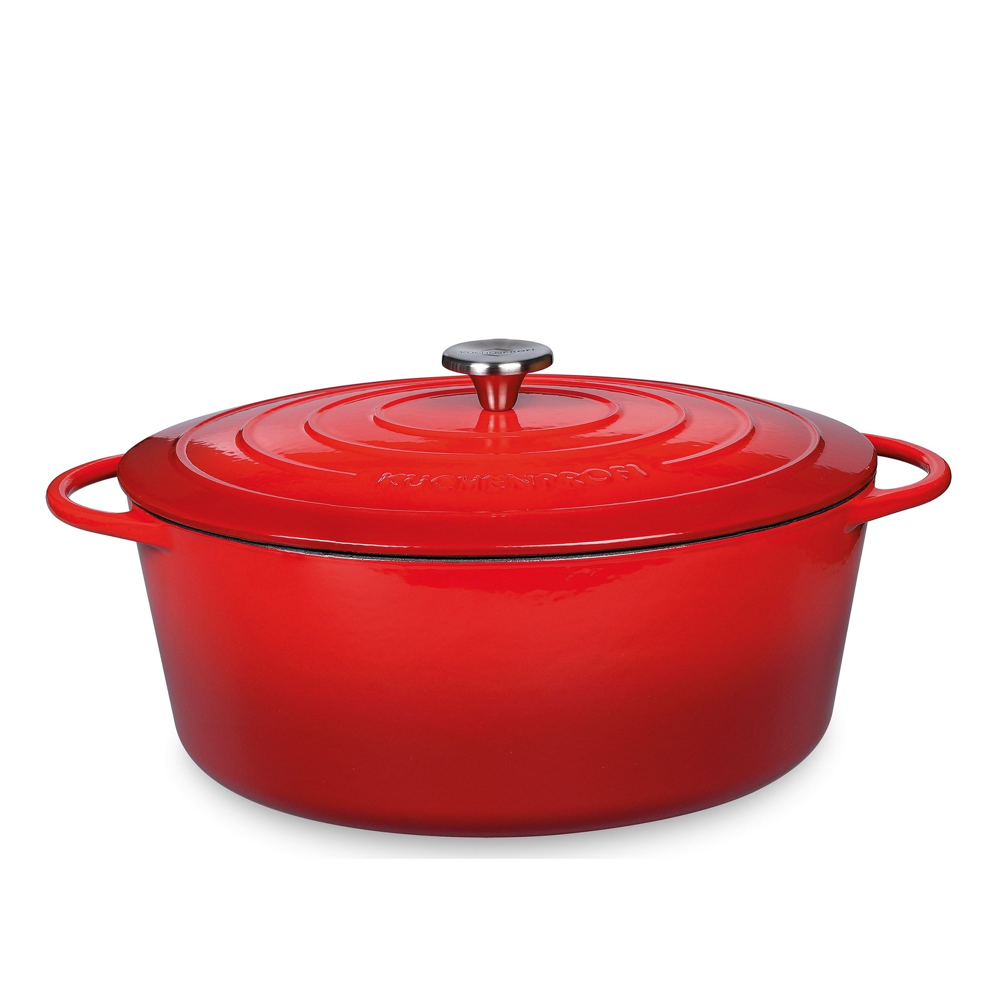 Küchenprofi - PROVENCE - ovaler Bratentopf - red
