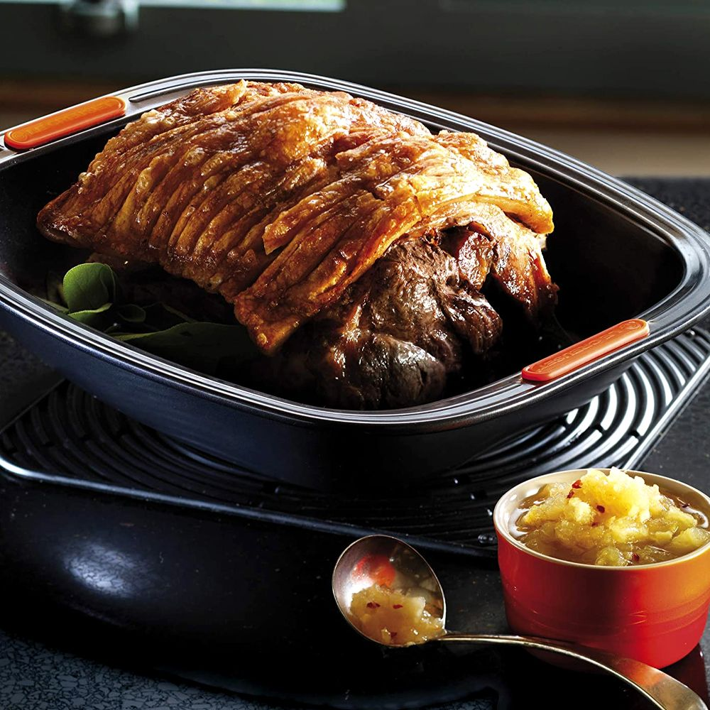 Le Creuset Antihaft Brat- & Auflaufform mit Sonntagsbraten